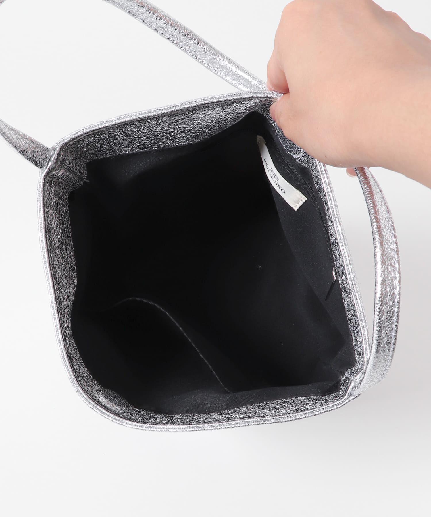 RODE SKO「メタリックバケットバッグ」|ハンドバッグ|