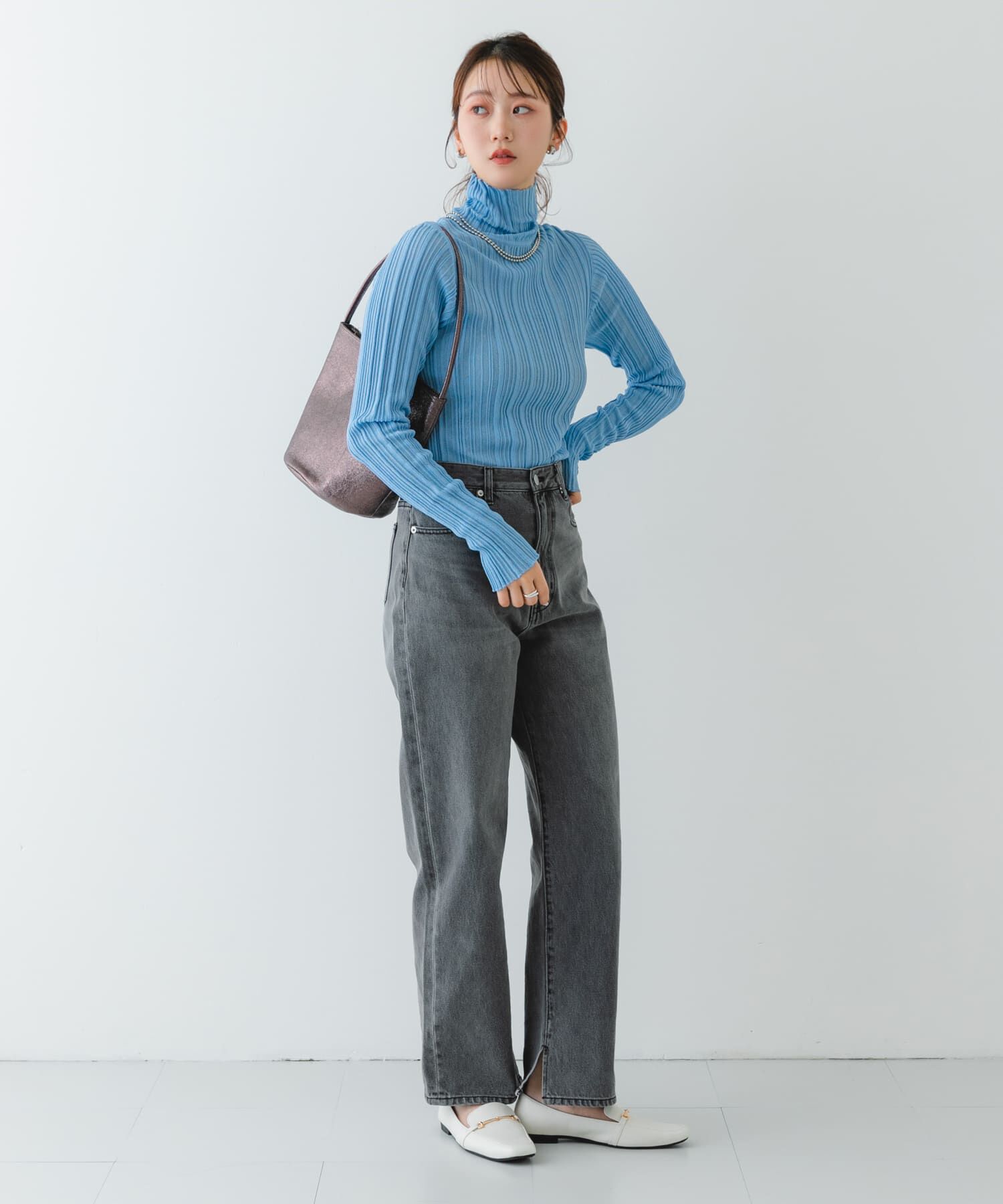 RODE SKO「メタリックバケットバッグ」|ハンドバッグ|