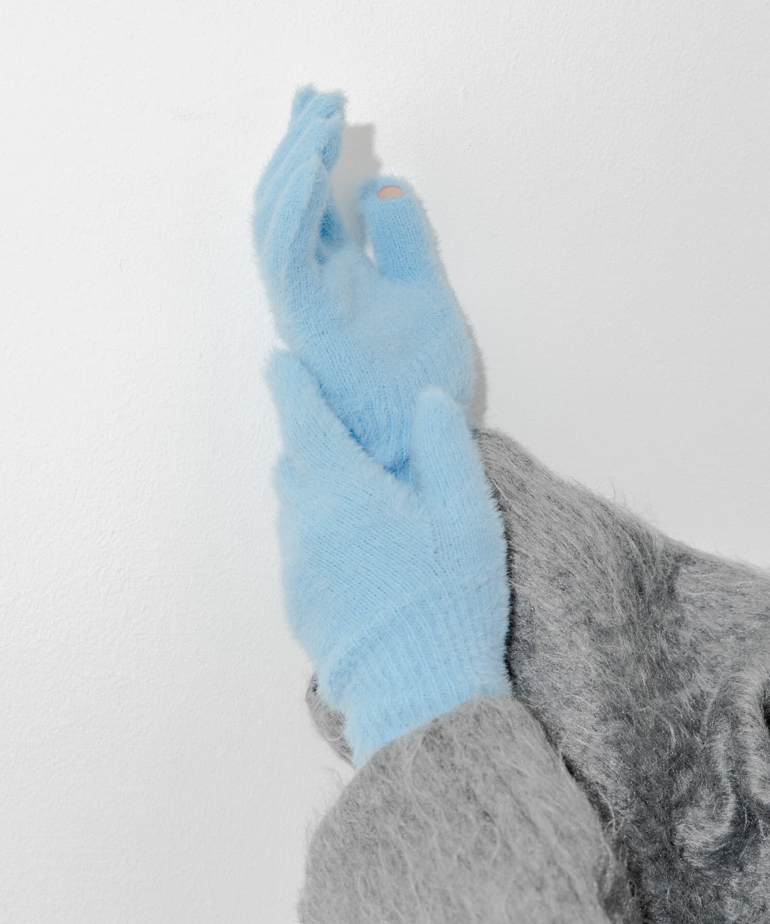 SMELLY「シャギーニットロンググローブ」|手袋|