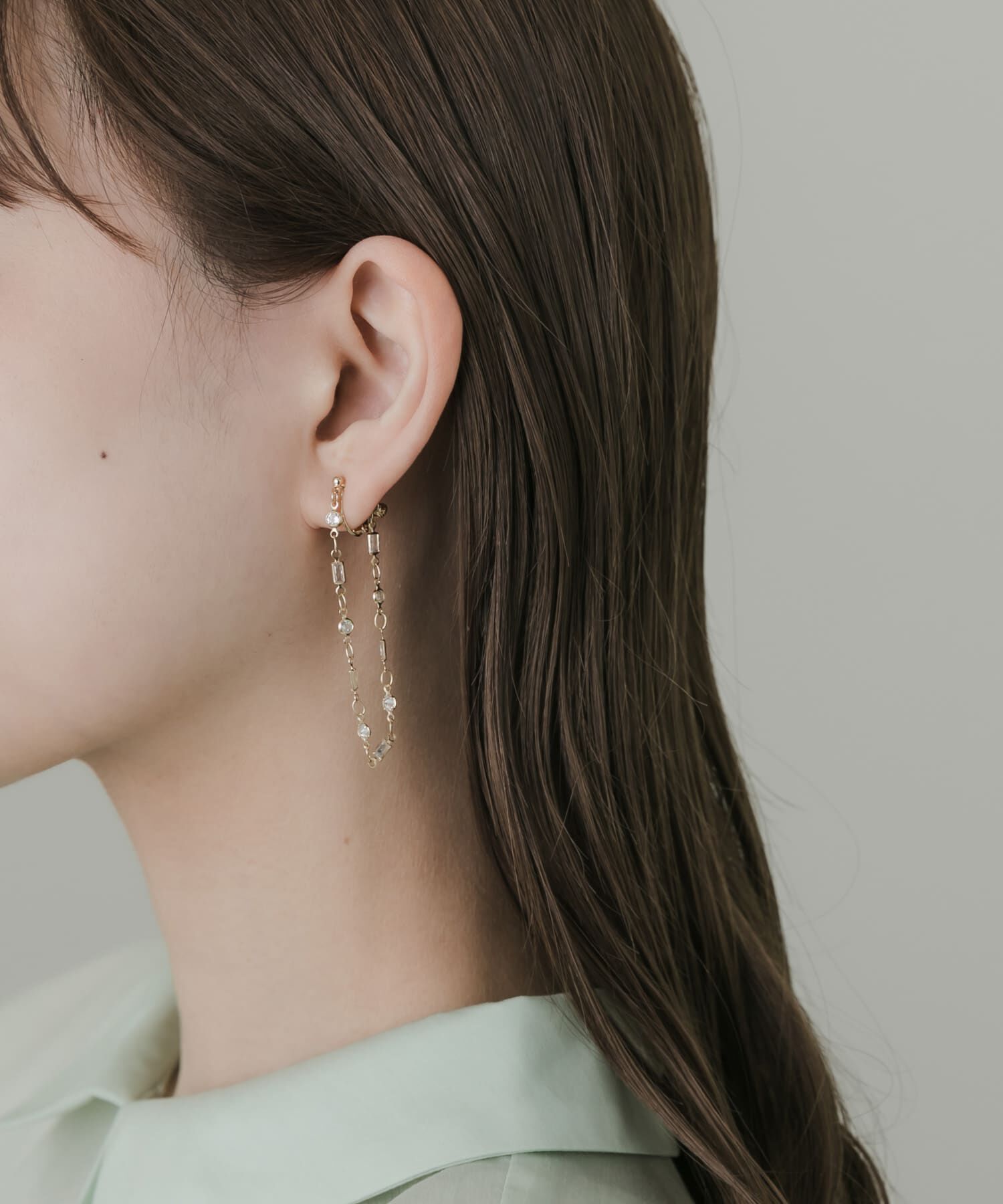 SMELLY「ビジューループイヤリング」|イヤリング|