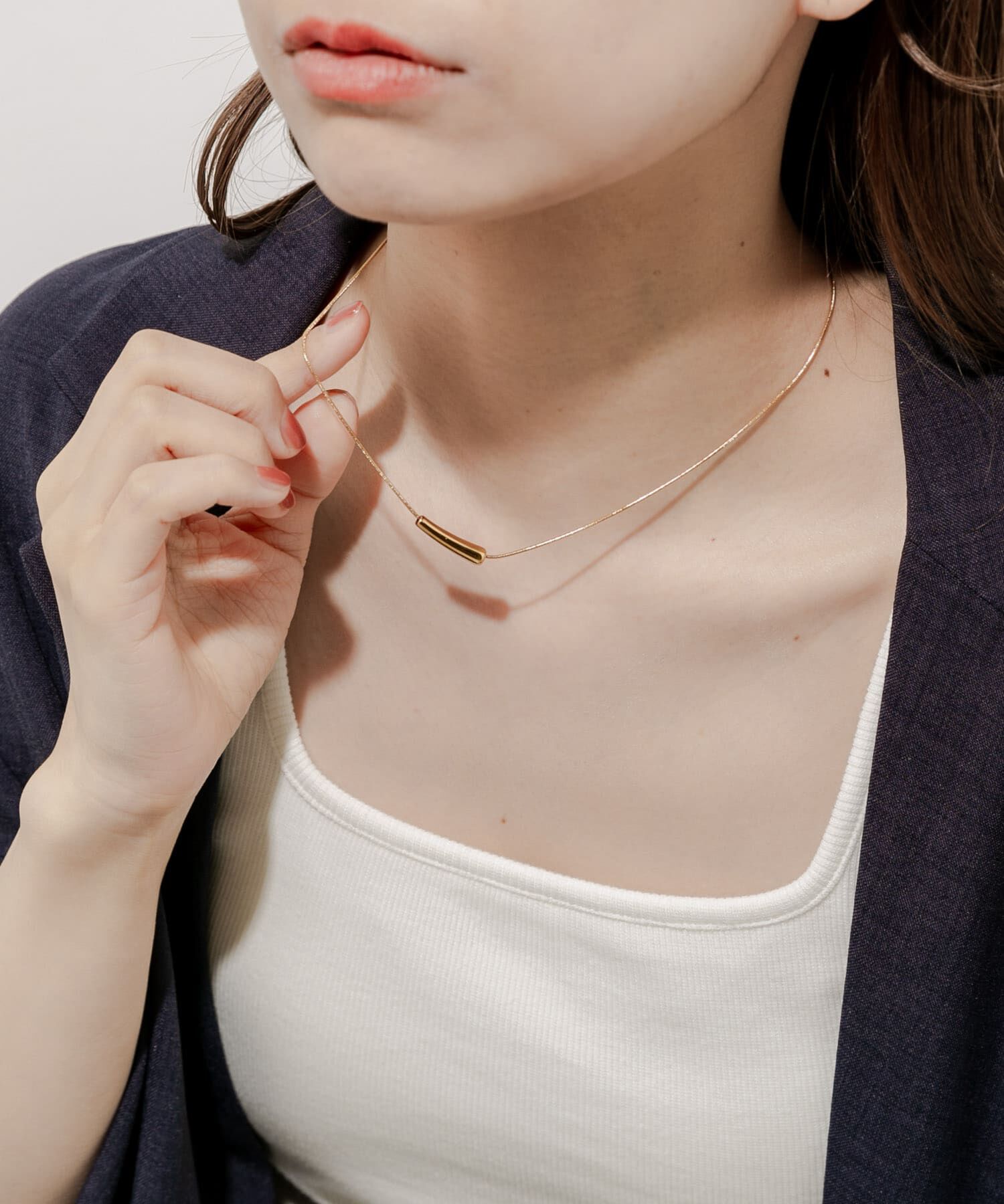 SMELLY「ステンレスワントップネックレス」|ネックレス|