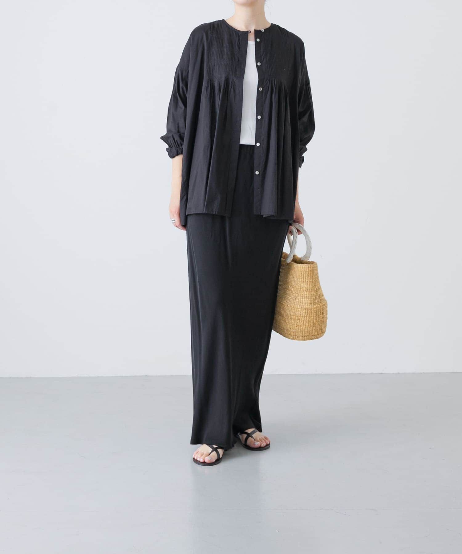 かぐれ「コットンピンタックブラウス」|シャツ・ブラウス|