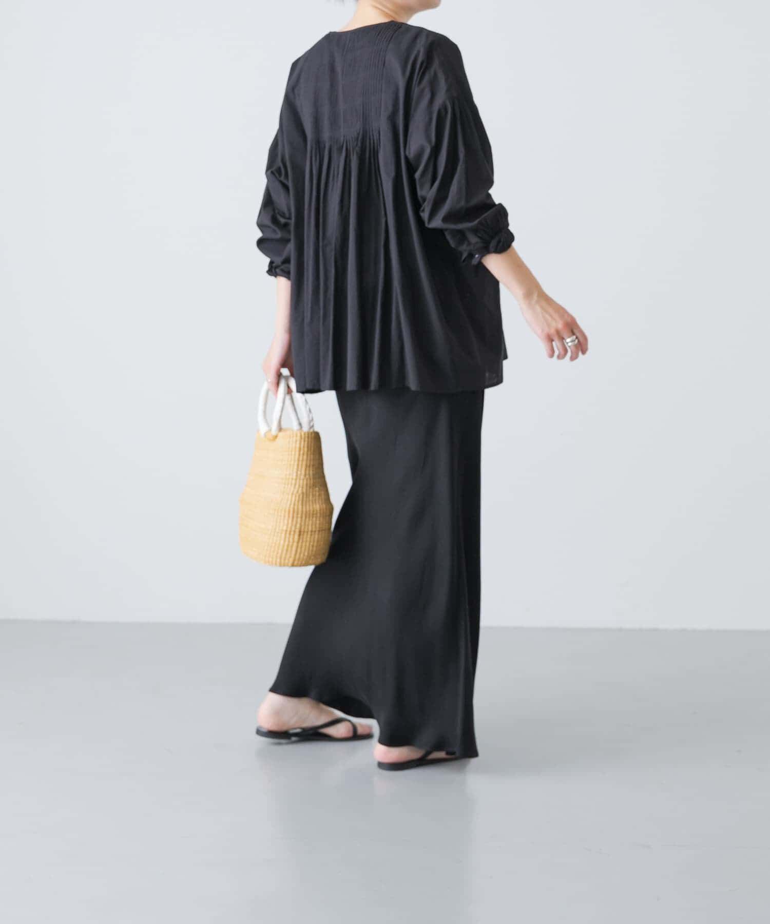 かぐれ「コットンピンタックブラウス」|シャツ・ブラウス|