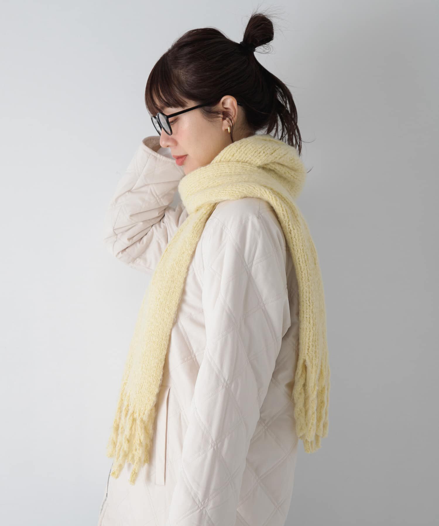 Sonny Label 「ブークレラッセルマフラー」|マフラー|イエロー