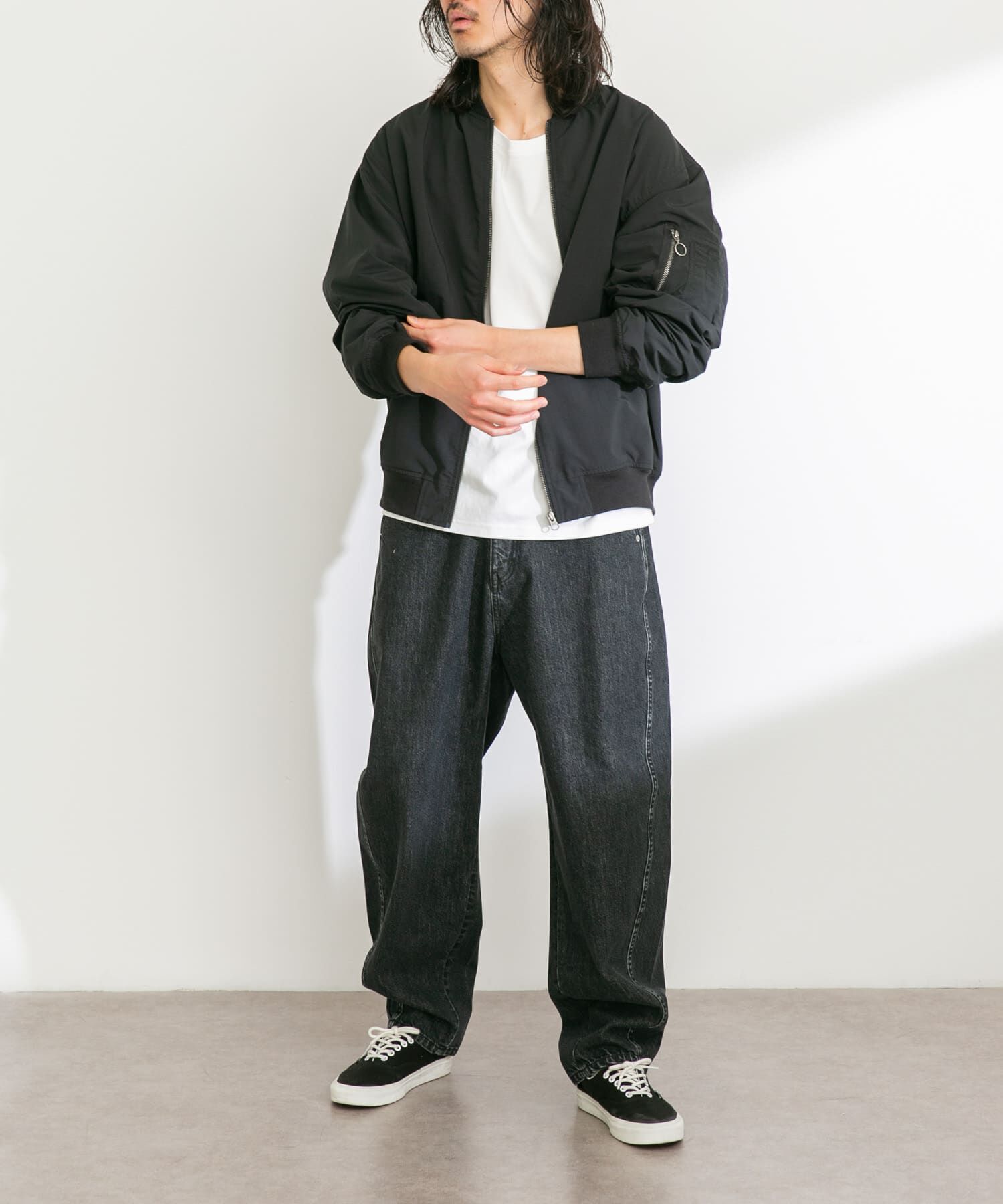Sonny Label 「撥水ライトウェイトMA-1ジャケット」|ブルゾン・スタジャン|