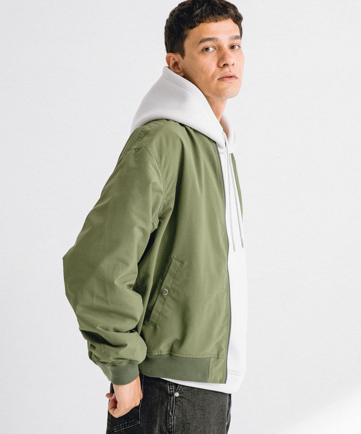 Sonny Label 「撥水ライトウェイトMA-1ジャケット」|ブルゾン・スタジャン|