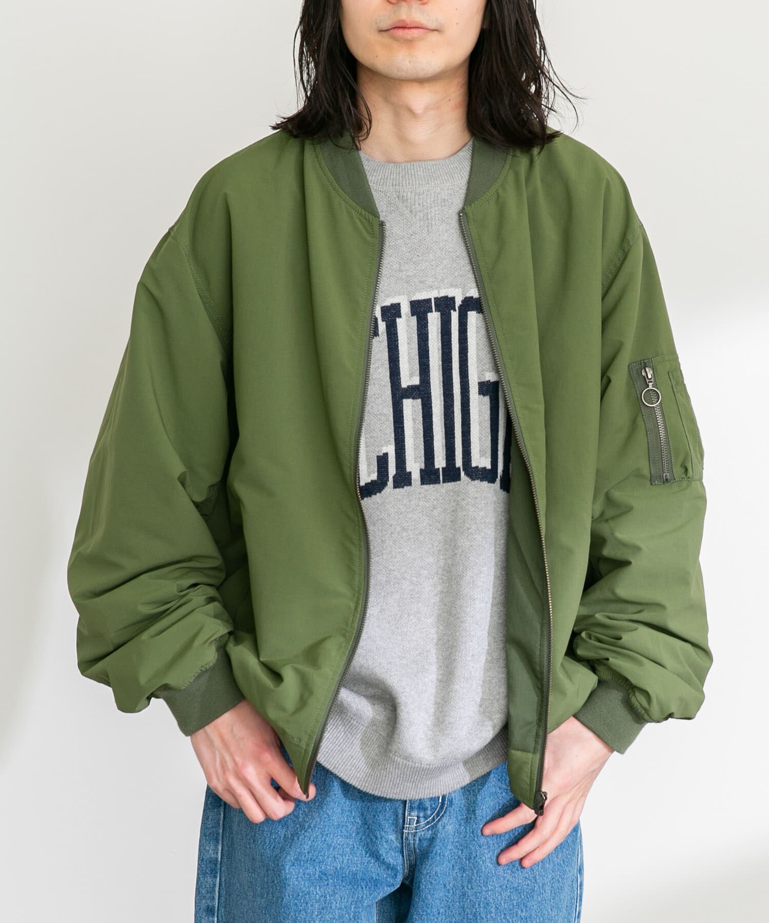 Sonny Label 「撥水ライトウェイトMA-1ジャケット」|ブルゾン・スタジャン|