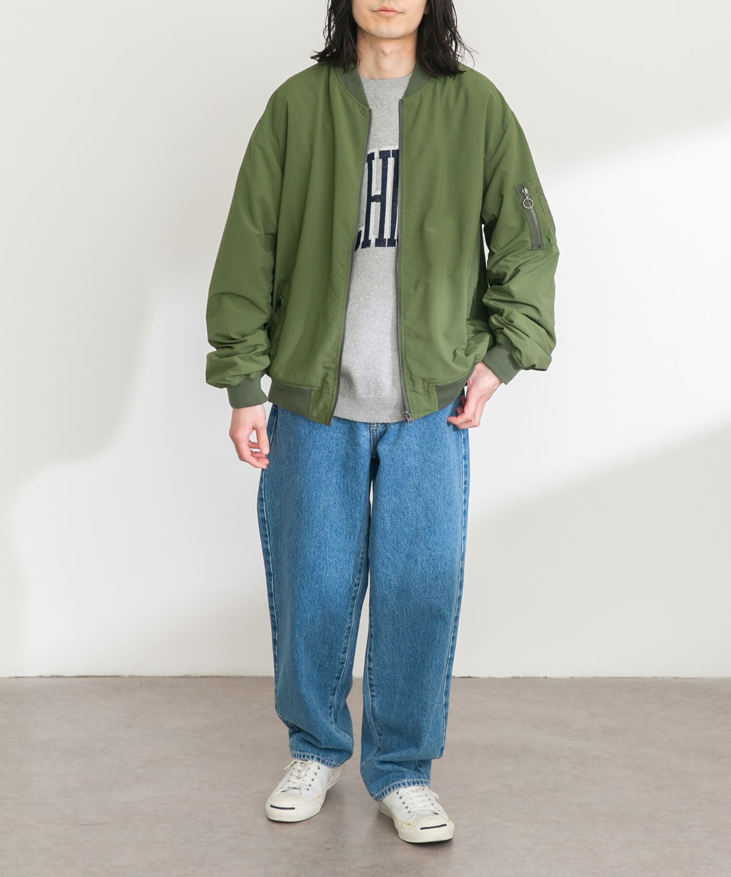 Sonny Label 「撥水ライトウェイトMA-1ジャケット」|ブルゾン・スタジャン|