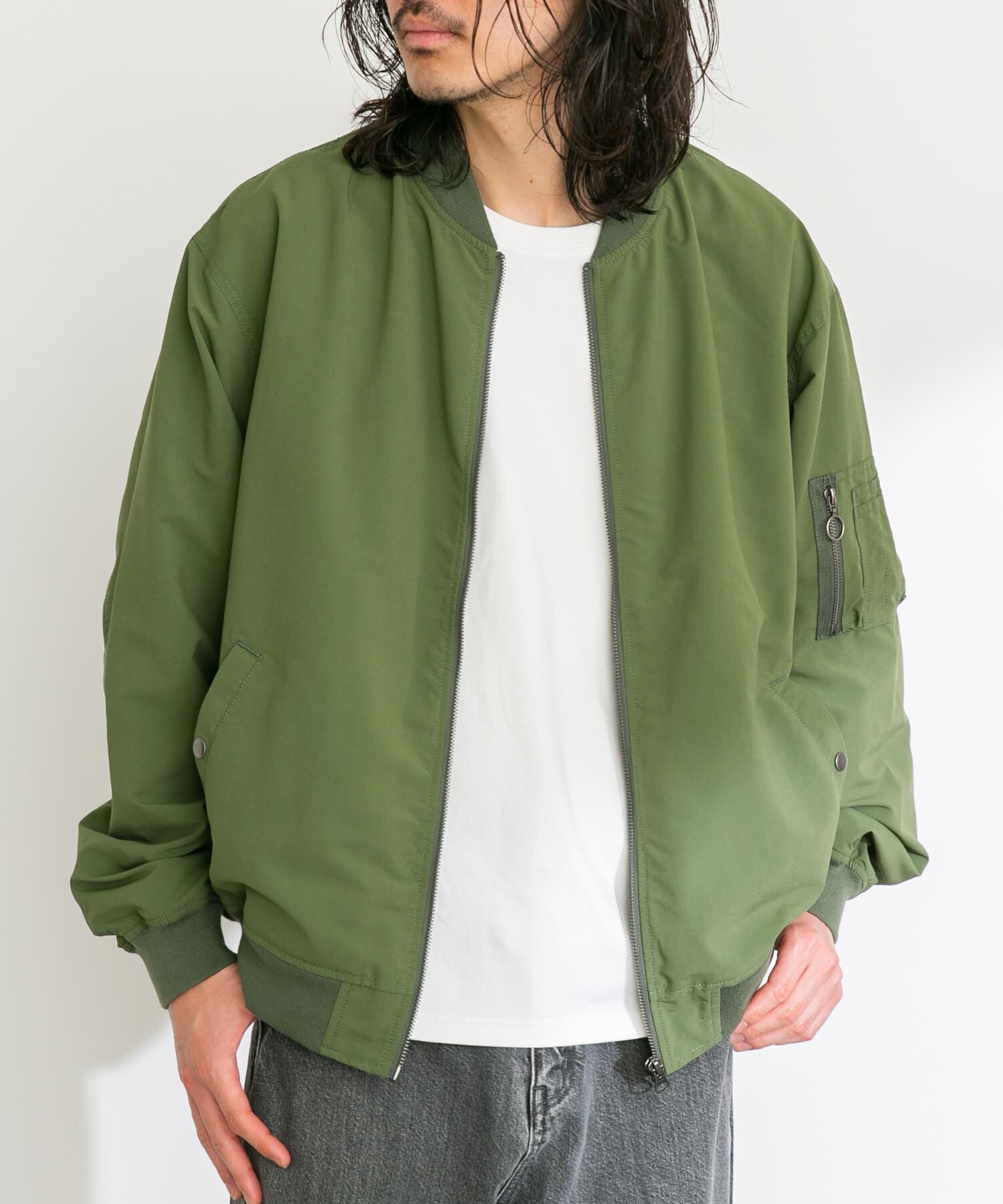 Sonny Label 「撥水ライトウェイトMA-1ジャケット」|ブルゾン・スタジャン|