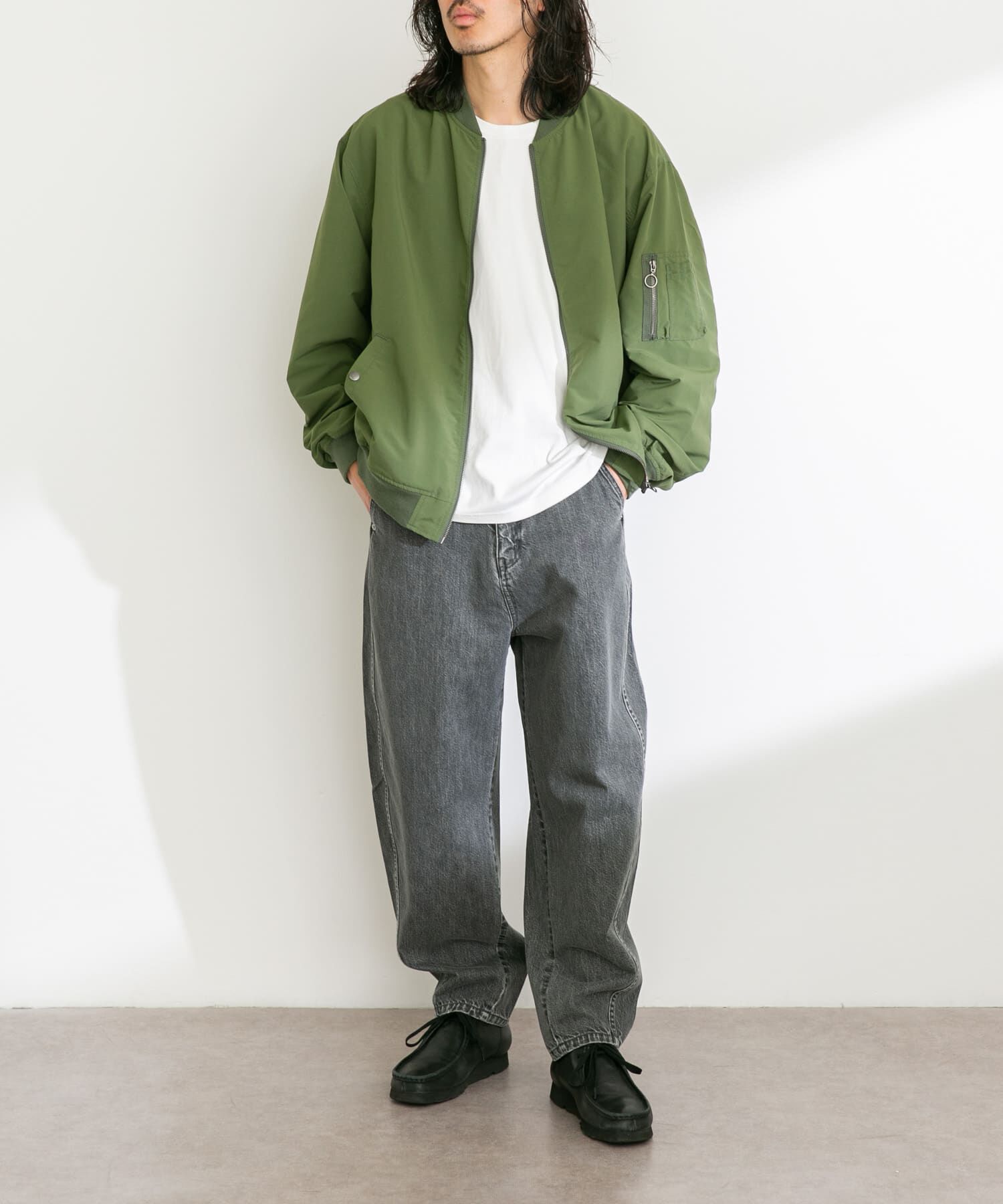 Sonny Label 「撥水ライトウェイトMA-1ジャケット」|ブルゾン・スタジャン|