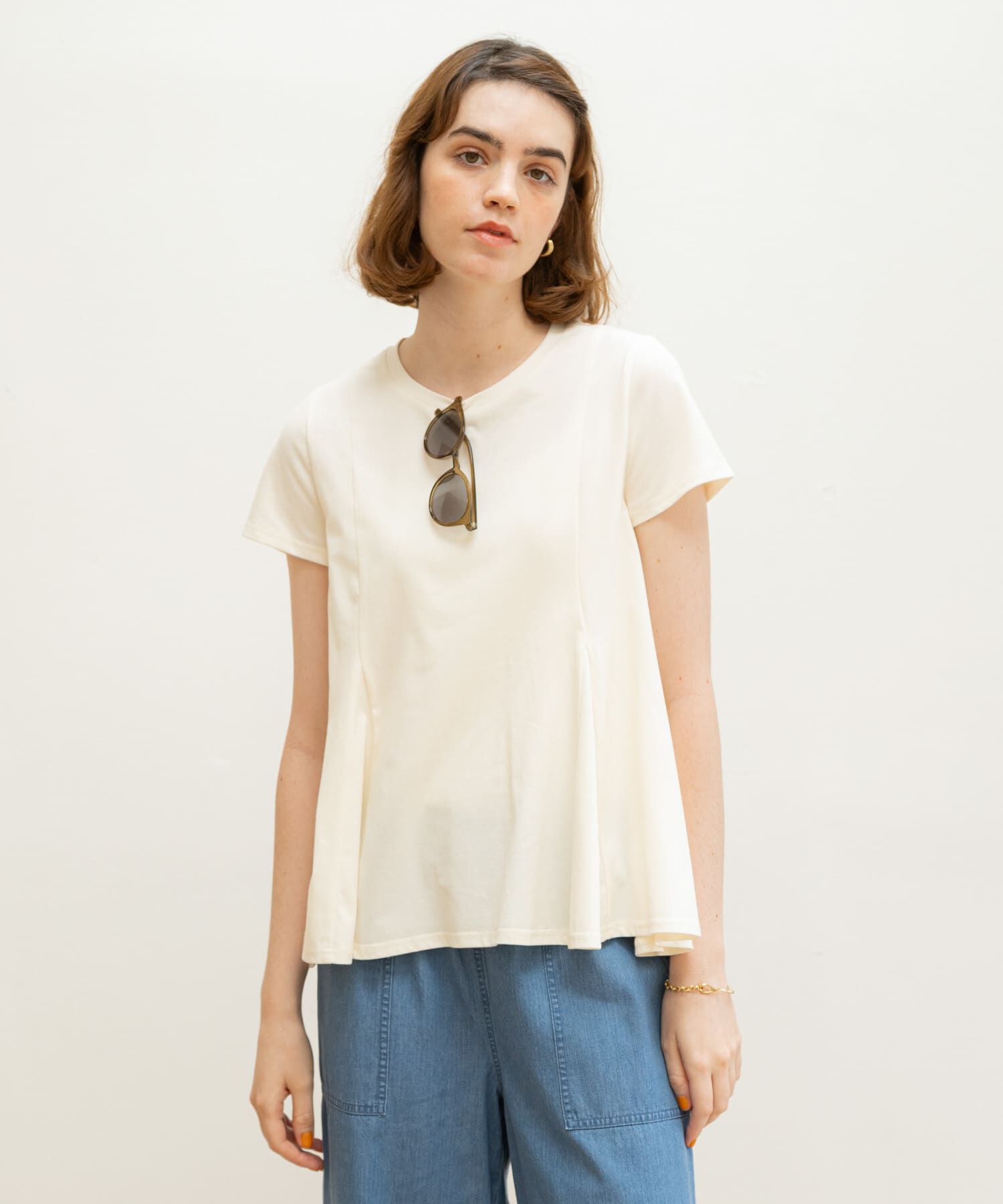 Sonny Label 「『WEB限定』マチ切り替えAラインフレアプルオーバー」|Tシャツ・カットソー|