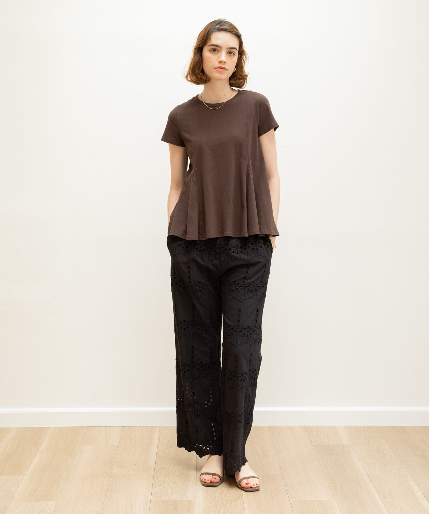 Sonny Label 「『WEB限定』マチ切り替えAラインフレアプルオーバー」|Tシャツ・カットソー|