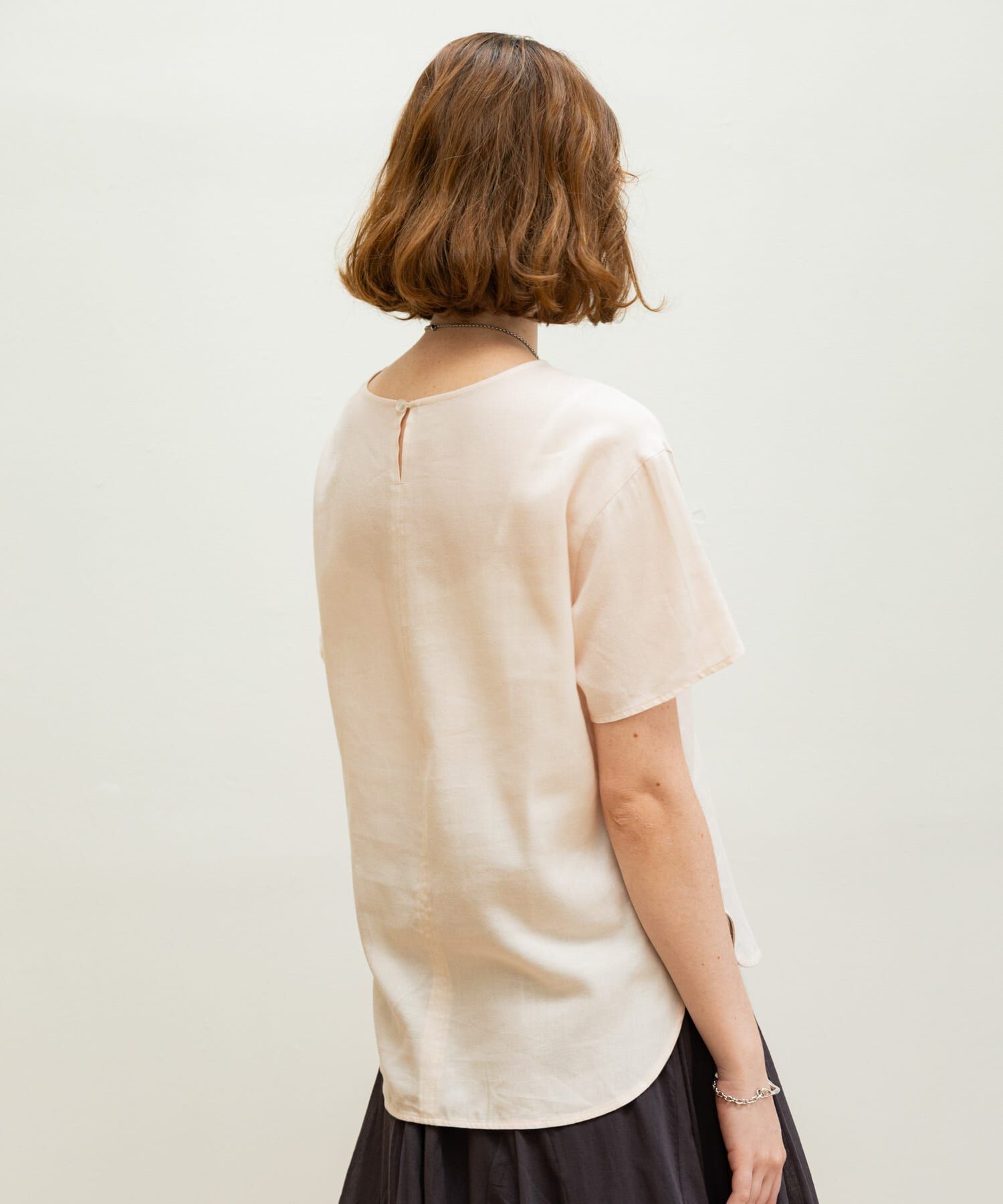 Sonny Label 「リネン混クルーネックブラウスTシャツ」|シャツ・ブラウス|