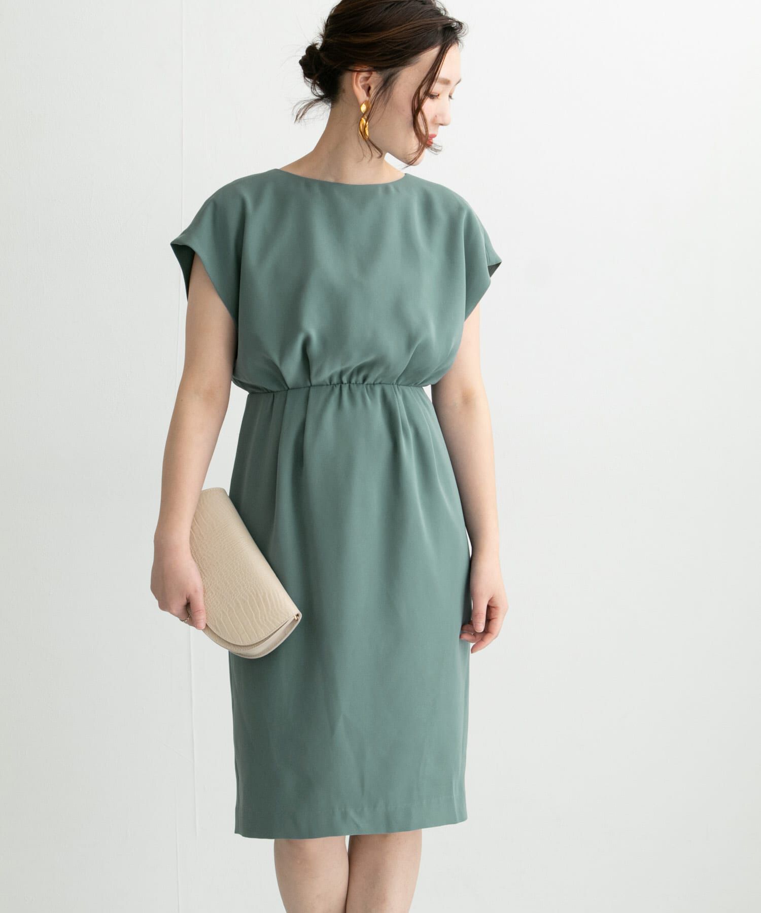 URBAN RESEARCH ROSSO「バックスリットドレス」|ワンピース|