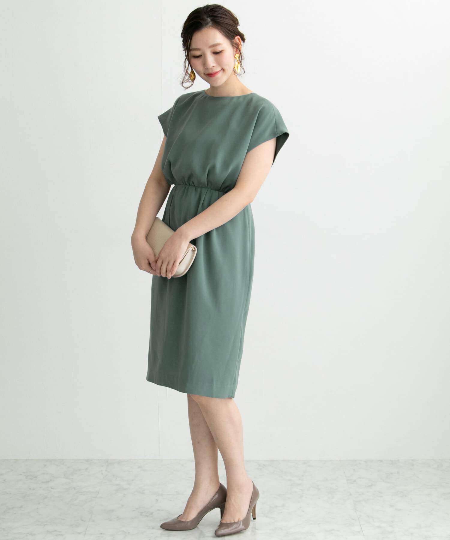 URBAN RESEARCH ROSSO「バックスリットドレス」|ワンピース|