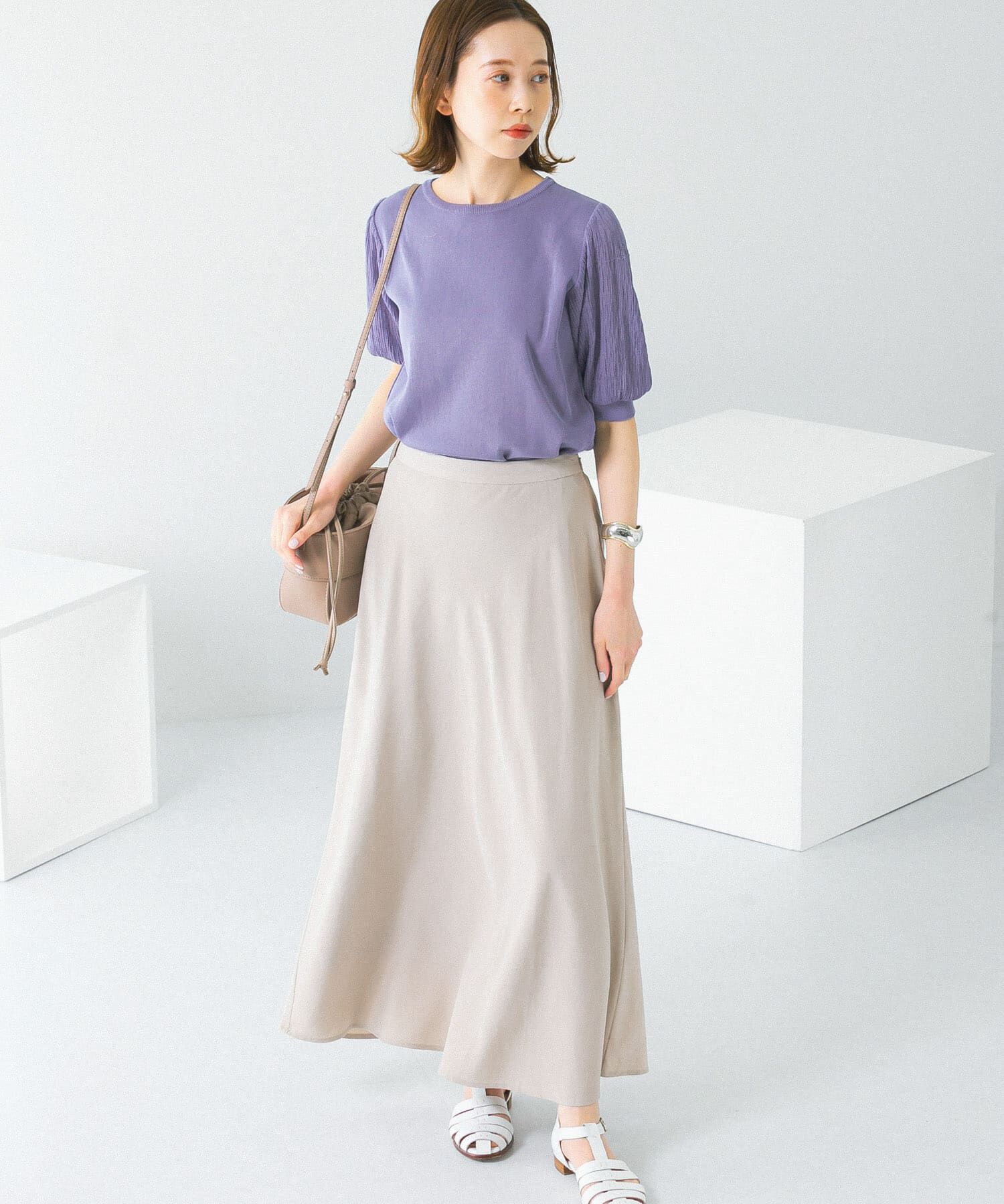 URBAN RESEARCH ROSSO「リネンフレアーナロースカート」|スカート|