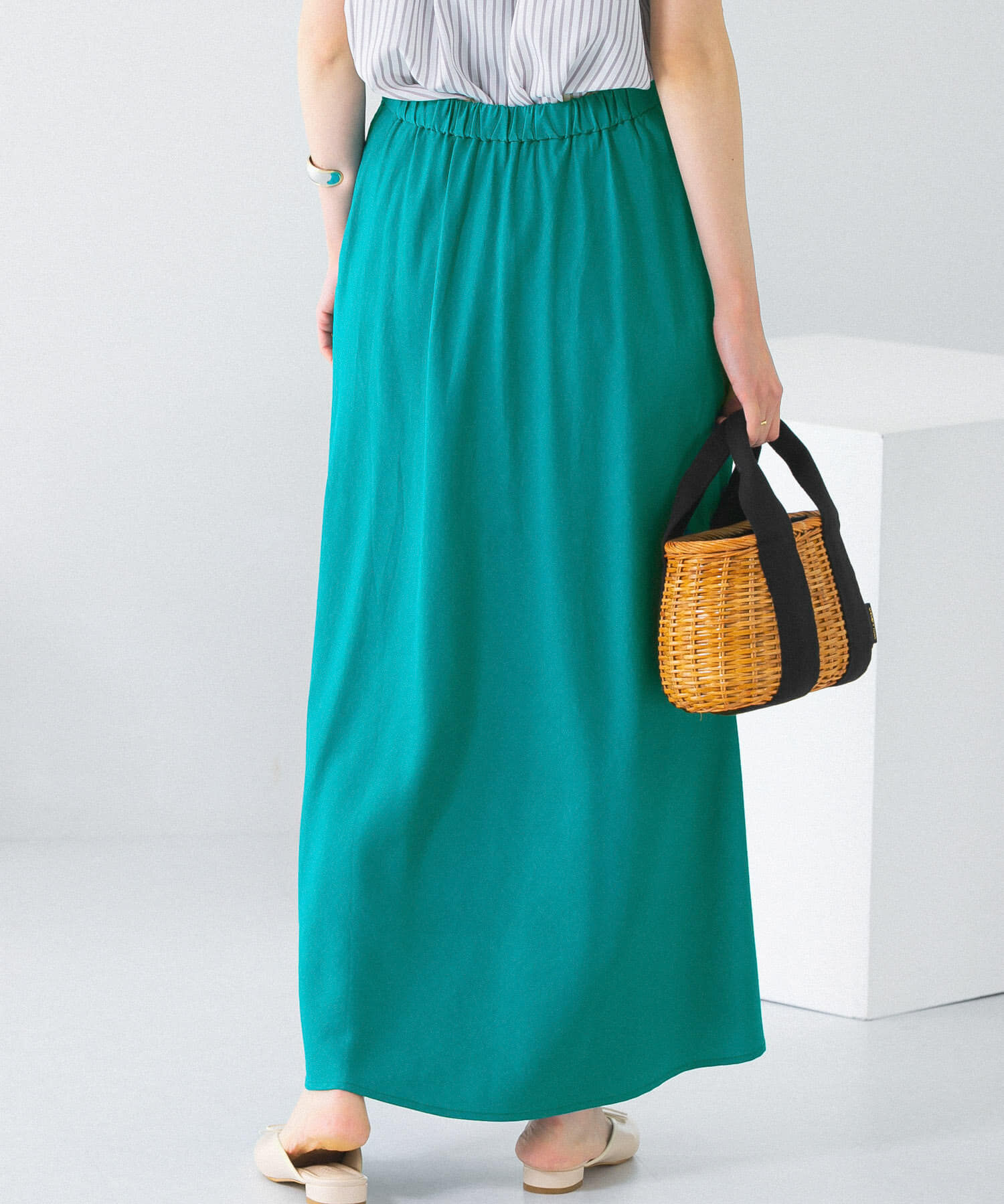 URBAN RESEARCH ROSSO「リネンフレアーナロースカート」|スカート|