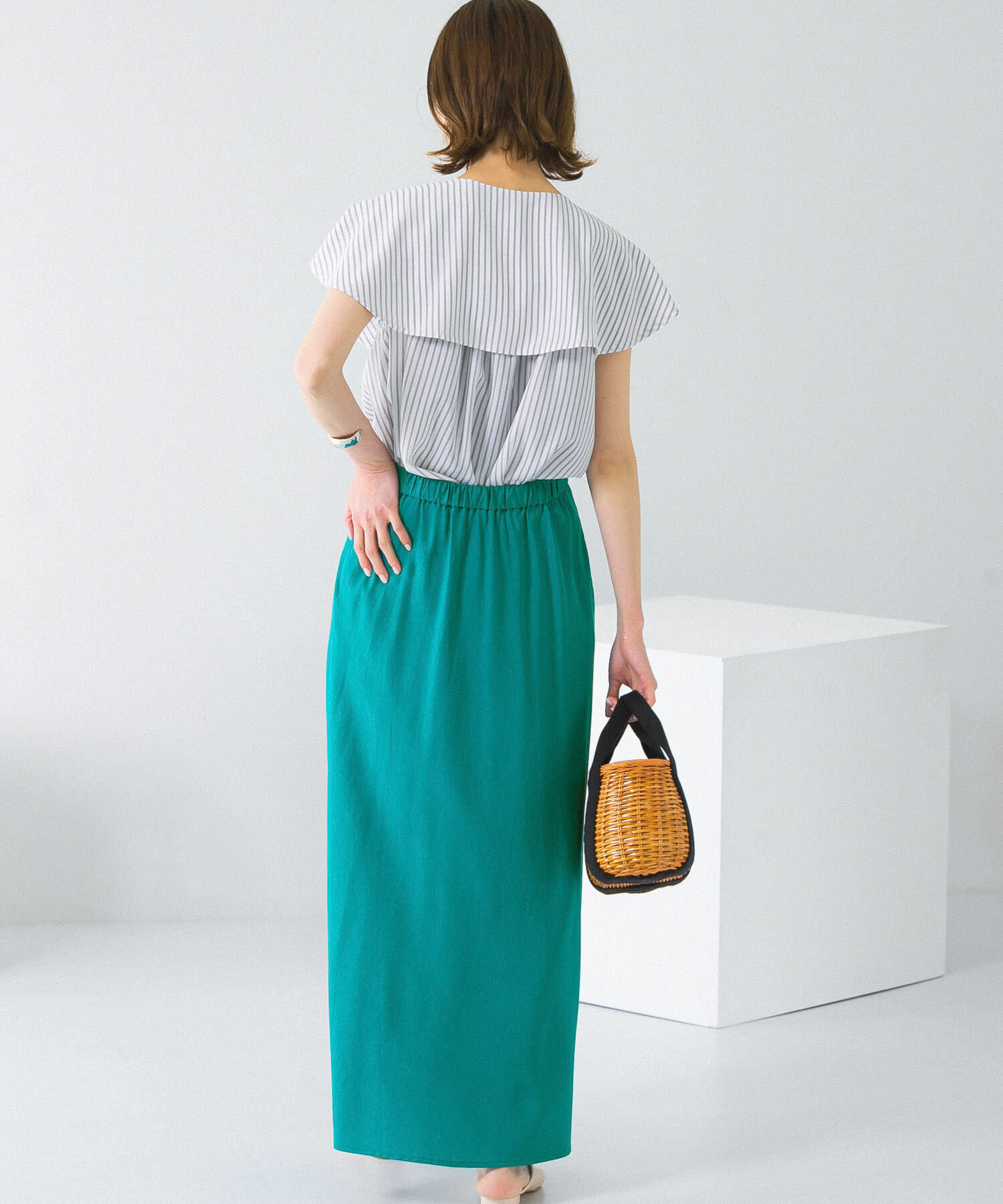 URBAN RESEARCH ROSSO「リネンフレアーナロースカート」|スカート|