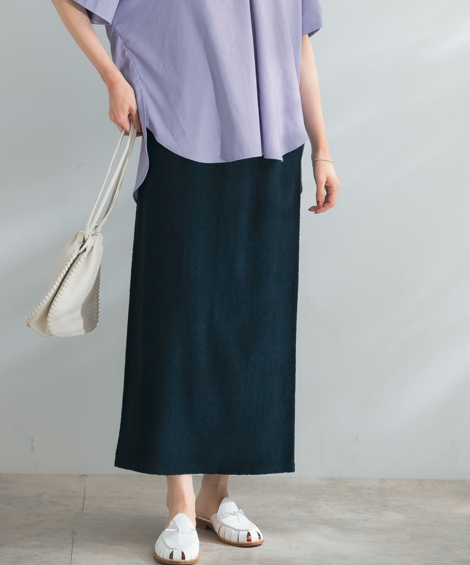 URBAN RESEARCH ROSSO「ランダムパイルスリットスカート」|スカート|