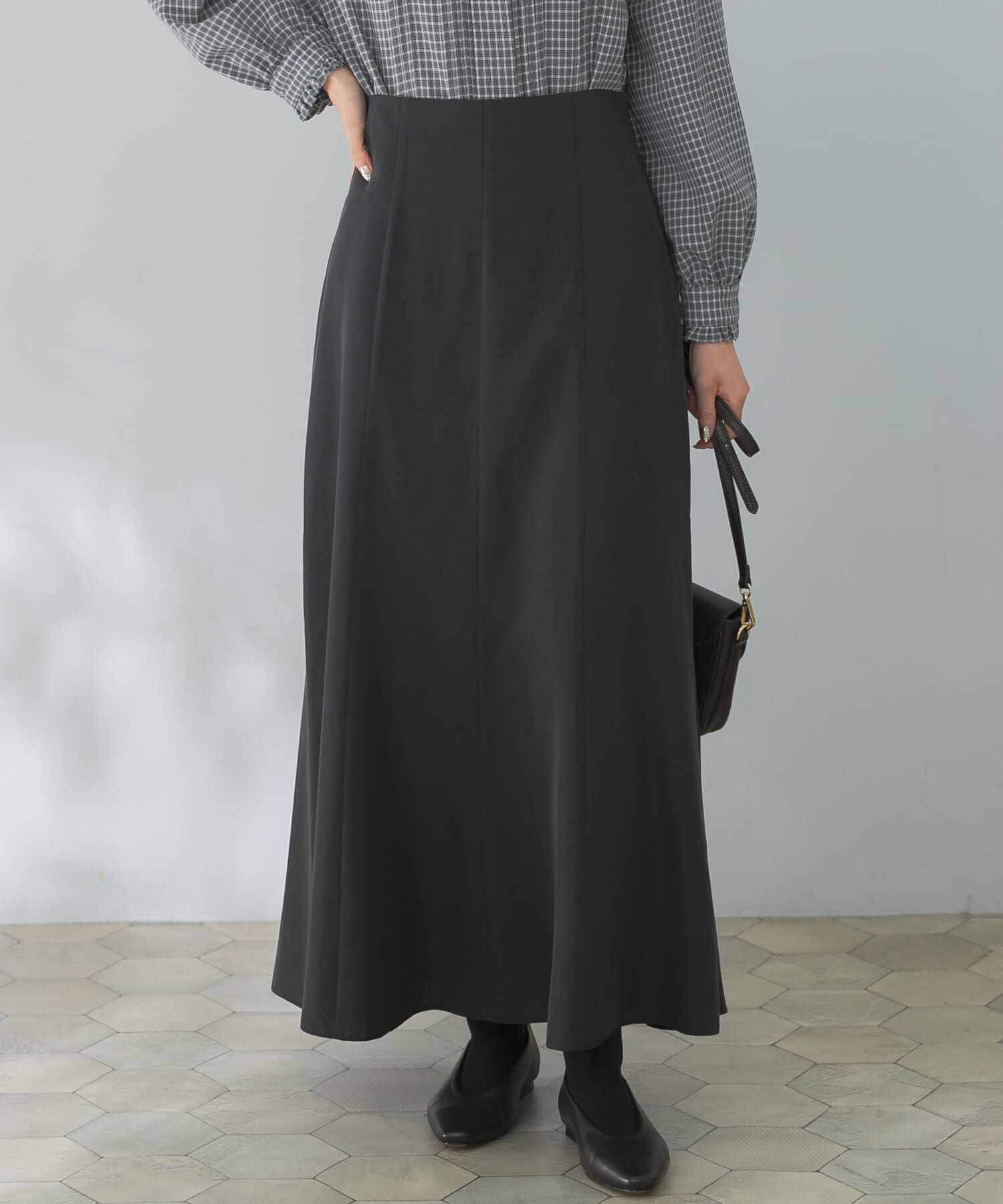 URBAN RESEARCH ROSSO「ハイウエストナローフレアスカート」|スカート|