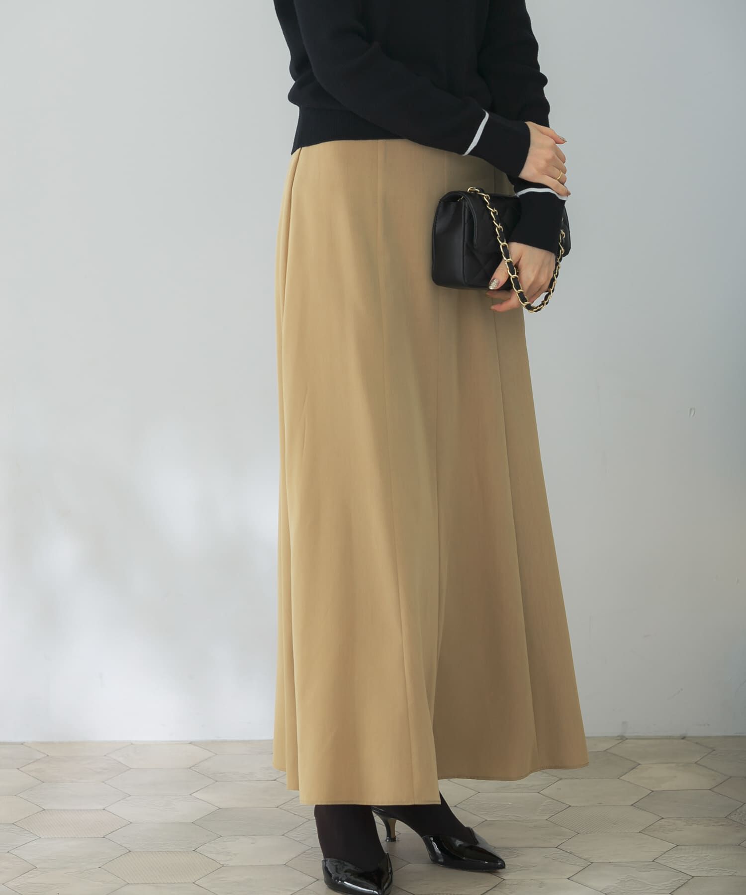 URBAN RESEARCH ROSSO「ハイウエストナローフレアスカート」|スカート|