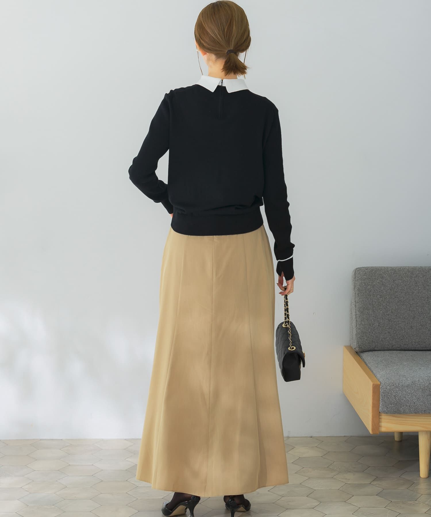 URBAN RESEARCH ROSSO「ハイウエストナローフレアスカート」|スカート|