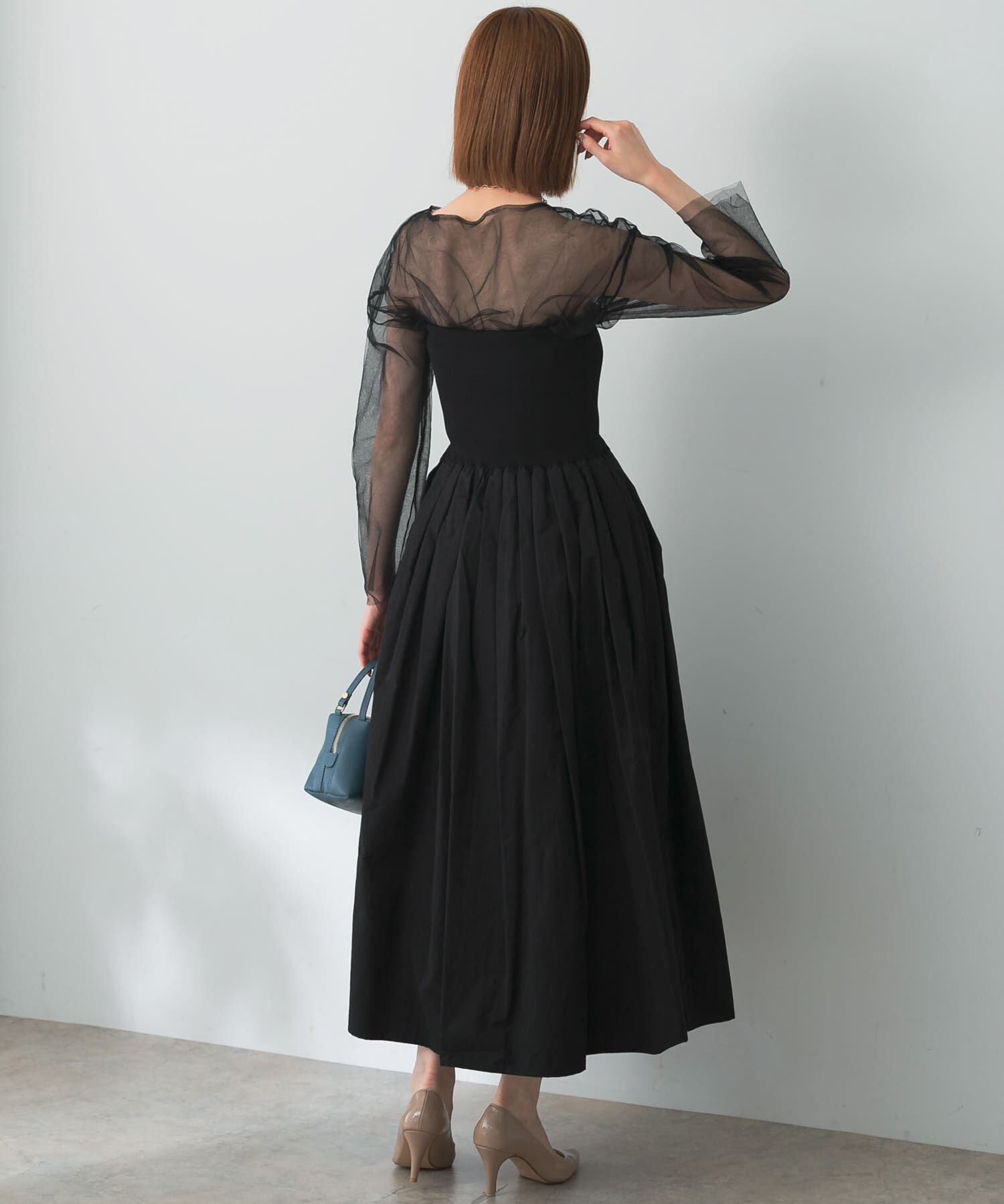 URBAN RESEARCH ROSSO「2WAYタフタドレス」|ワンピース|