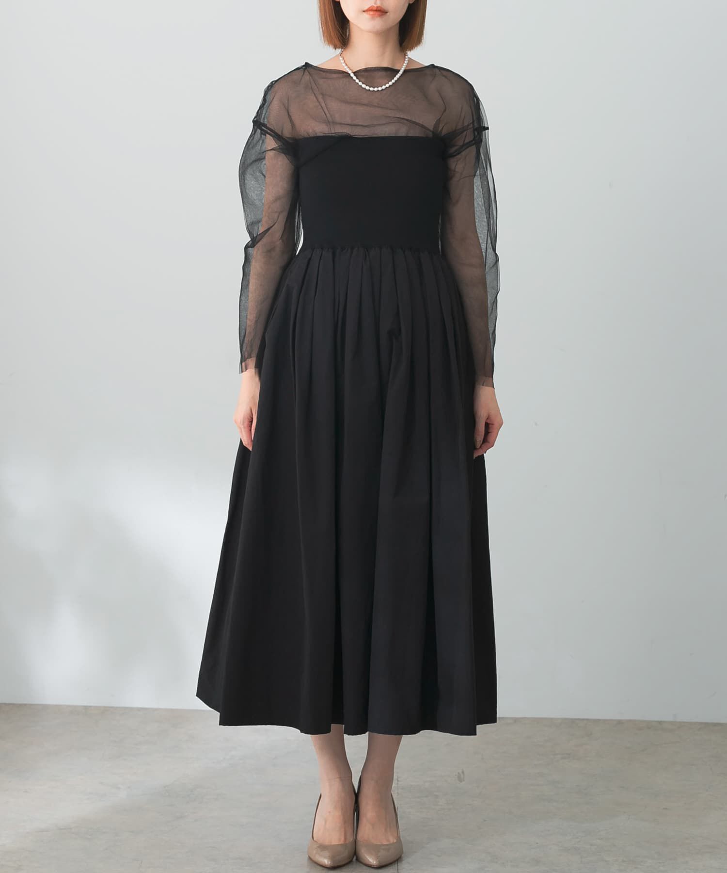 URBAN RESEARCH ROSSO「2WAYタフタドレス」|ワンピース|