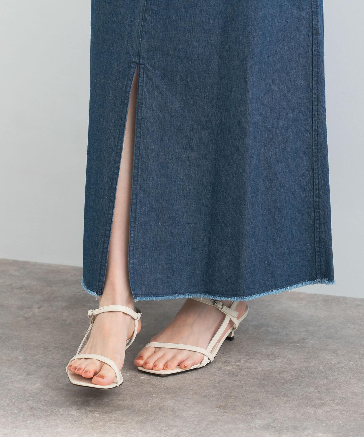 URBAN RESEARCH ROSSO「ボタンデニムスカート」|スカート|