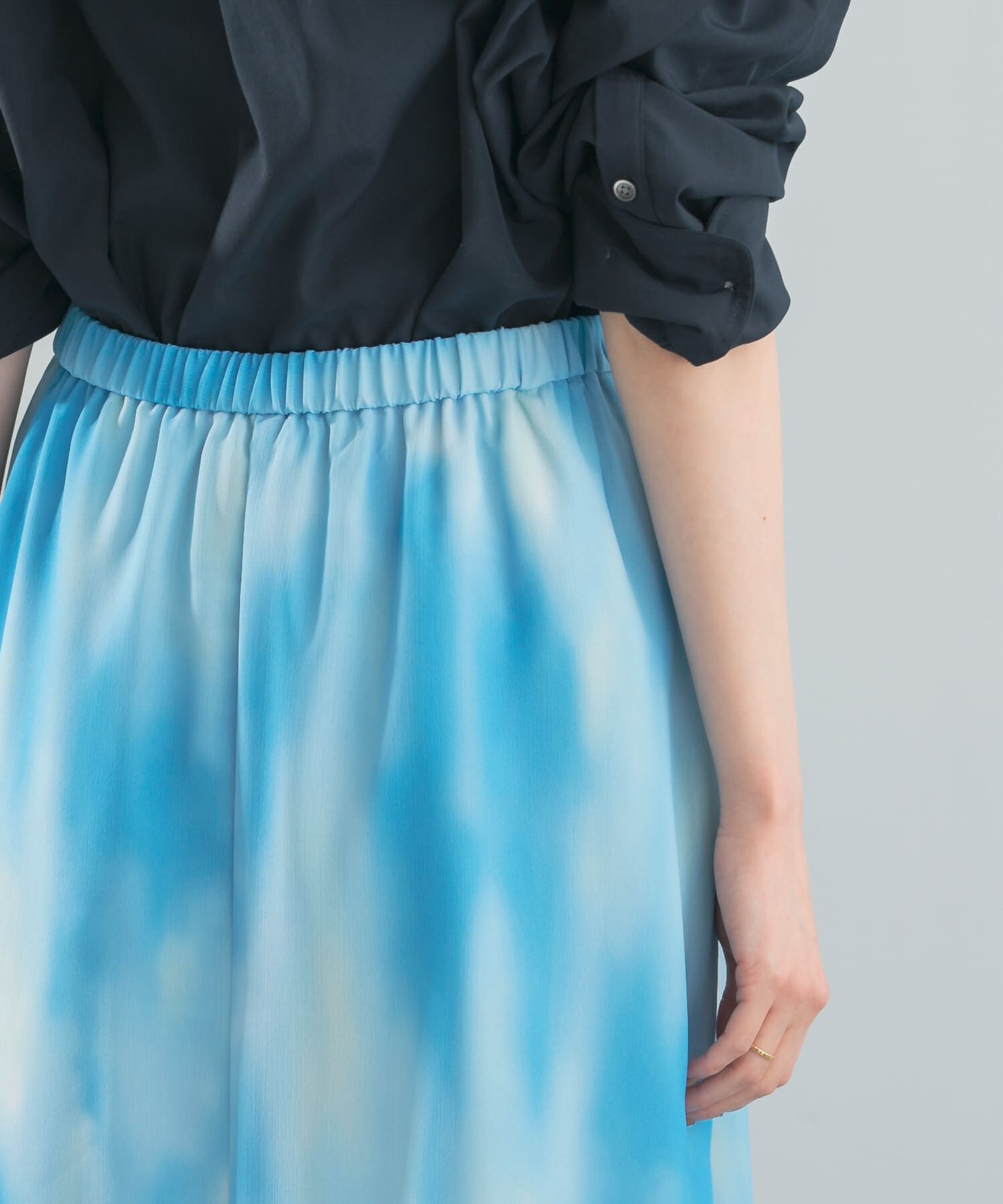 URBAN RESEARCH ROSSO「カラーグラデーションプリントスカート」|スカート|