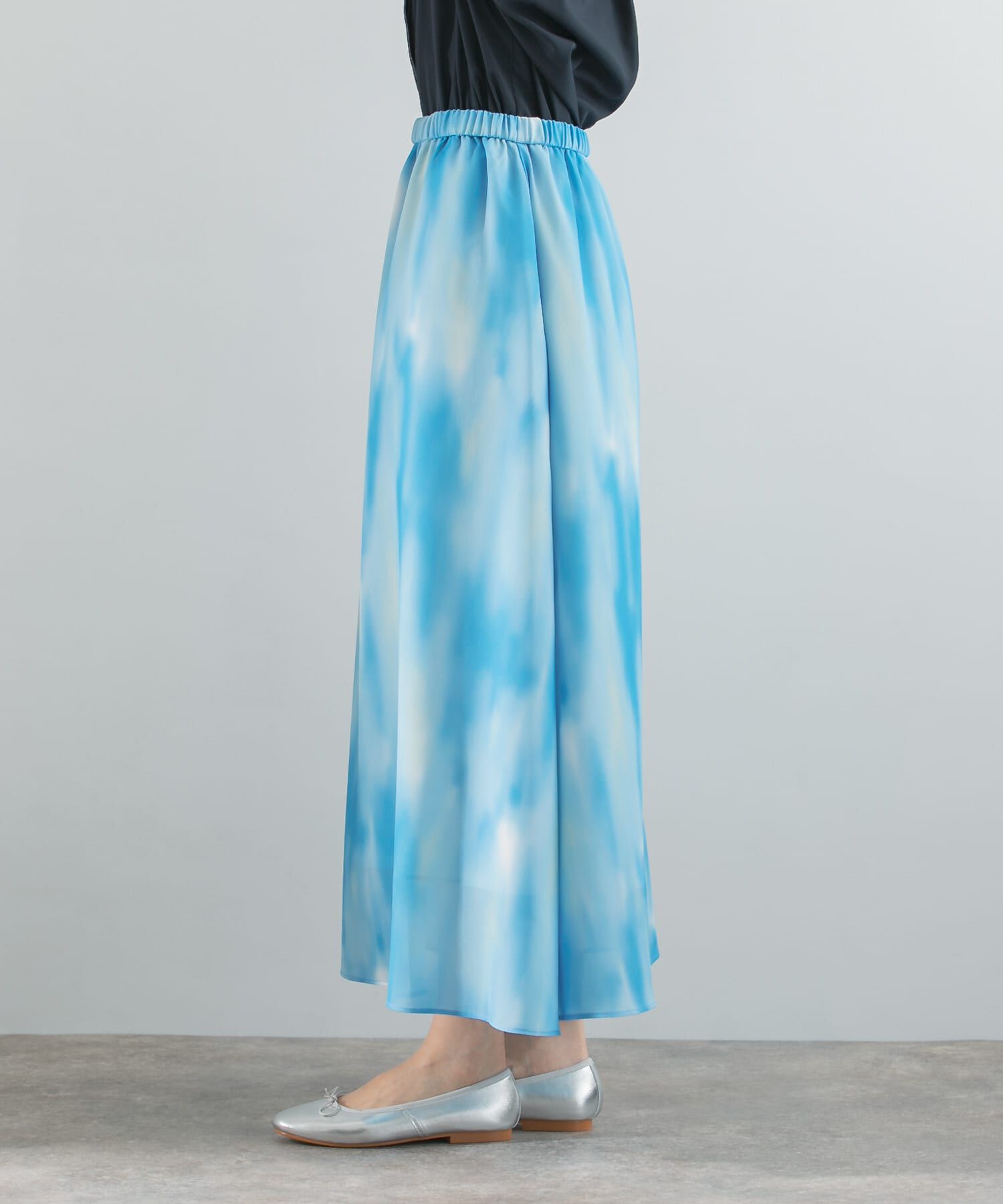 URBAN RESEARCH ROSSO「カラーグラデーションプリントスカート」|スカート|