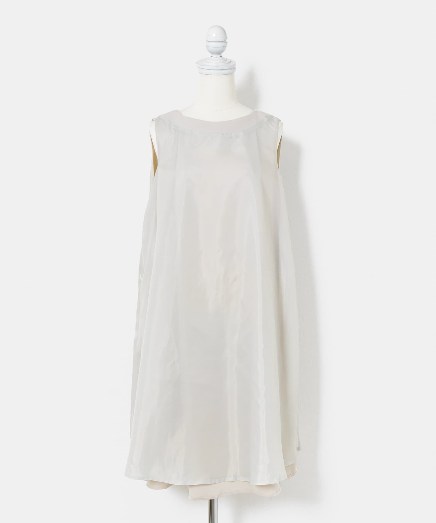 URBAN RESEARCH ROSSO「ビジュー付タックフレアードレス&there4;」|ワンピース|