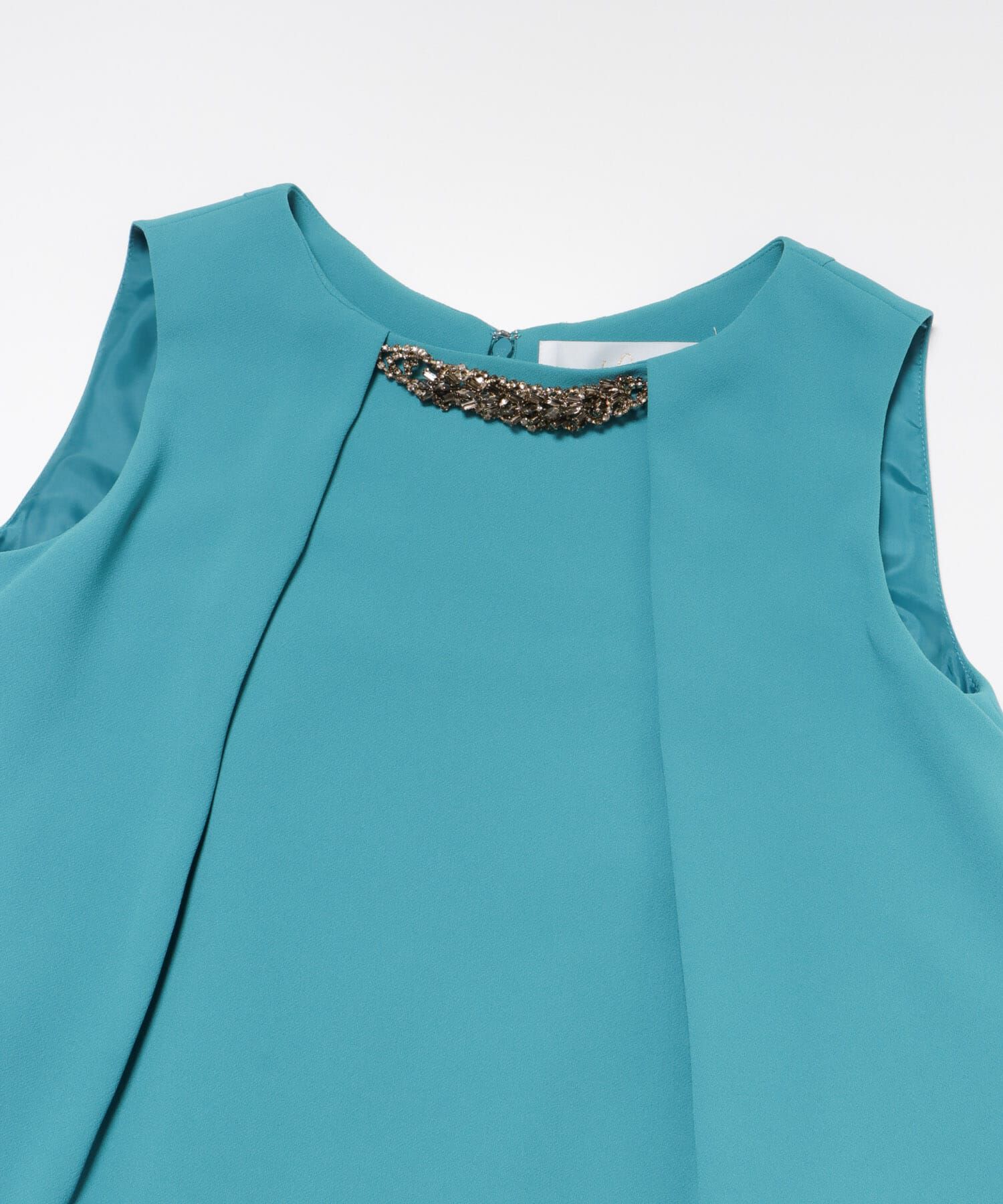 URBAN RESEARCH ROSSO「ビジュー付タックフレアードレス&there4;」|ワンピース|