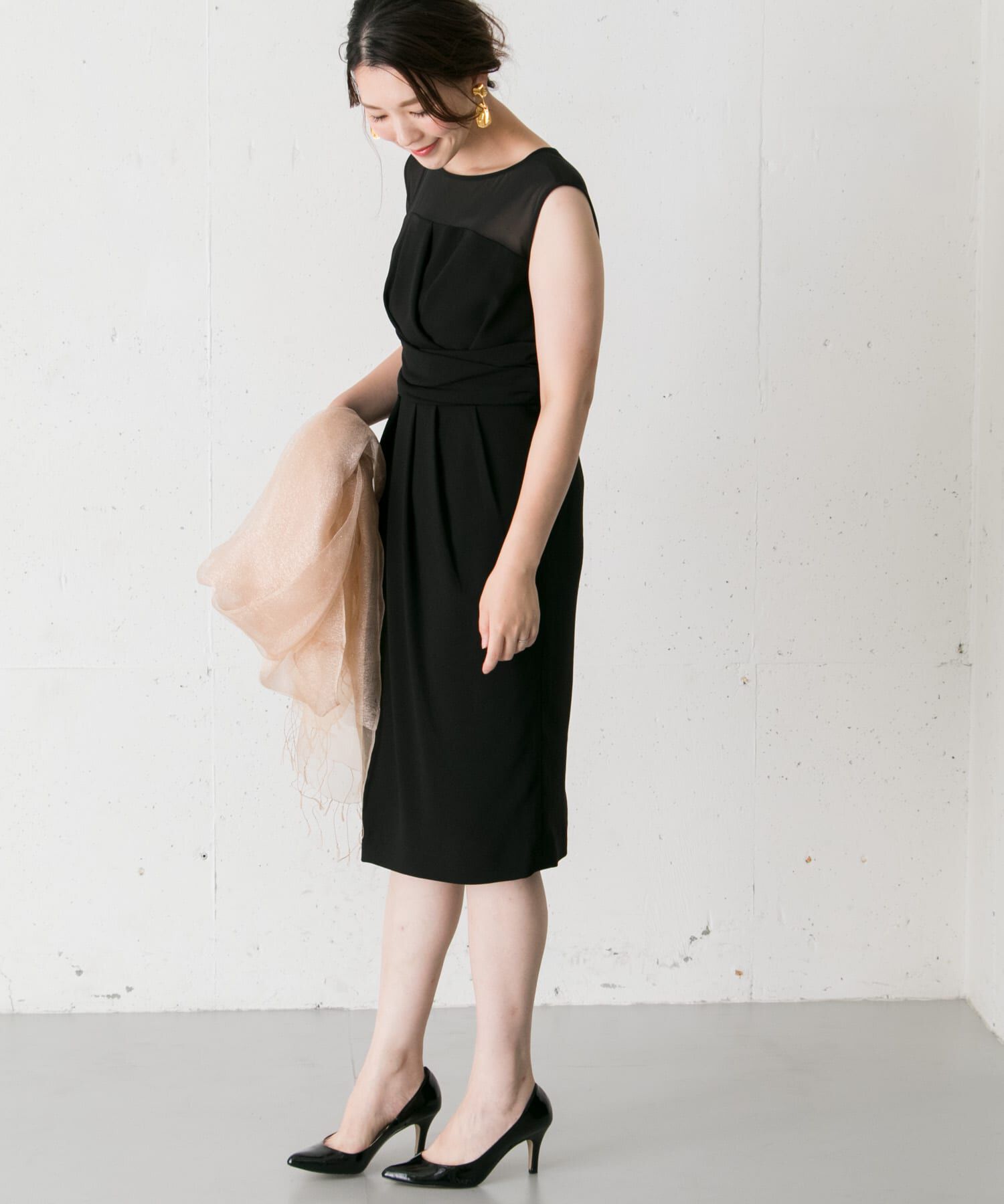 URBAN RESEARCH ROSSO「ラップシアーヨークドレス&there4;」|ワンピース|