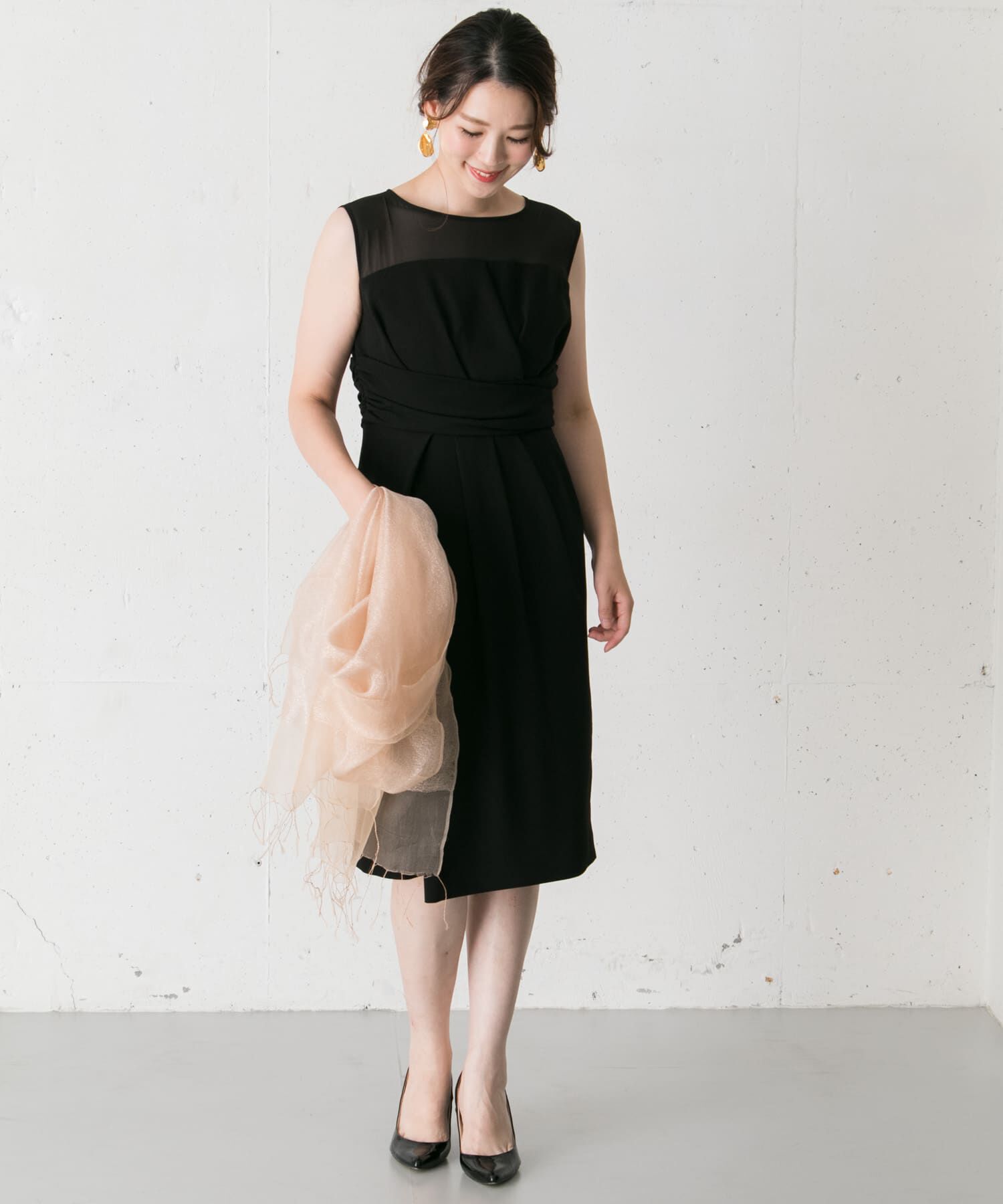 URBAN RESEARCH ROSSO「ラップシアーヨークドレス&there4;」|ワンピース|