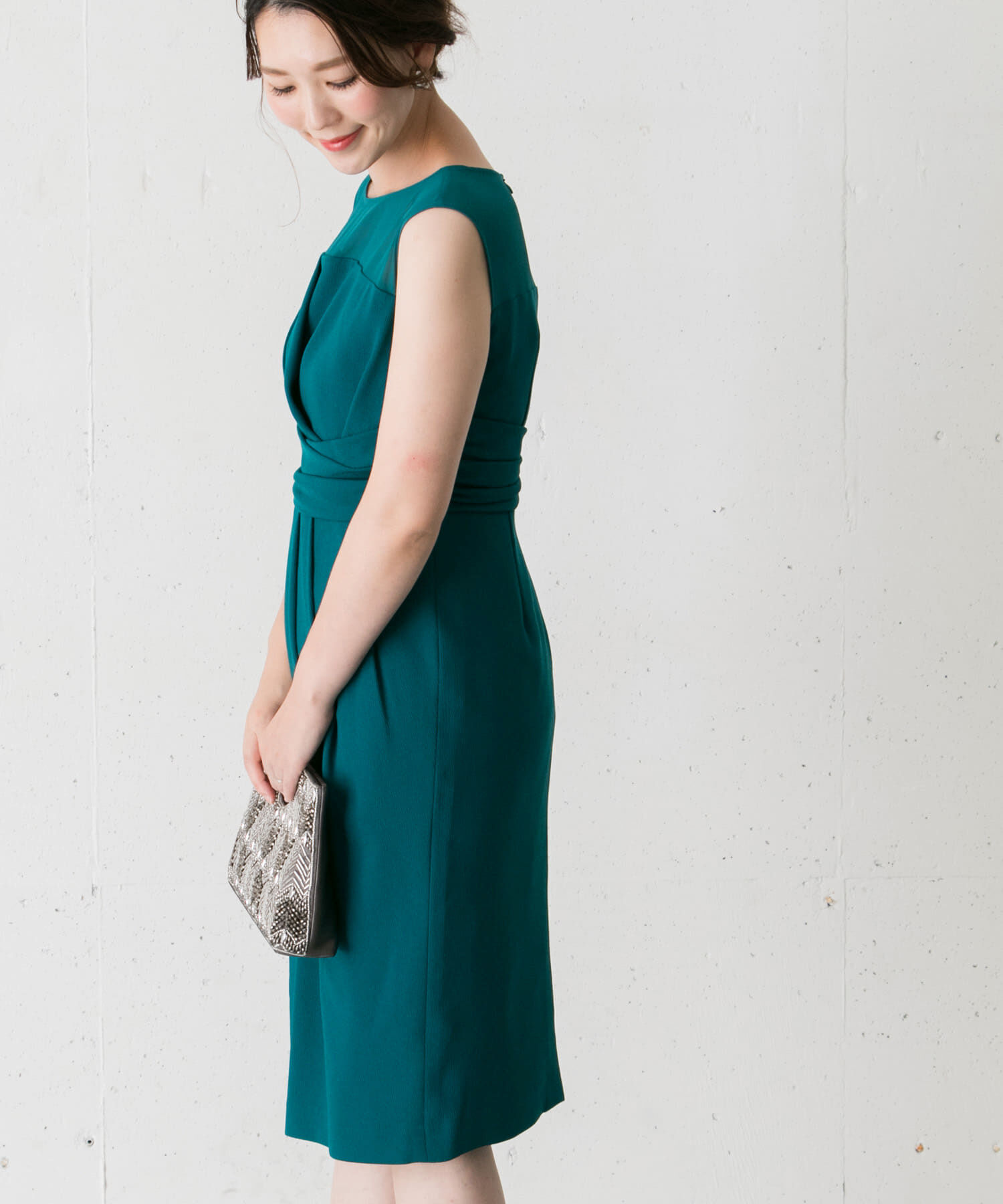 URBAN RESEARCH ROSSO「ラップシアーヨークドレス&there4;」|ワンピース|