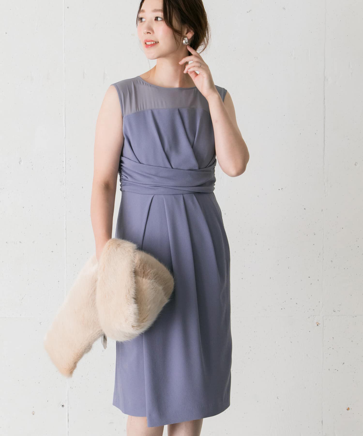 URBAN RESEARCH ROSSO「ラップシアーヨークドレス&there4;」|ワンピース|