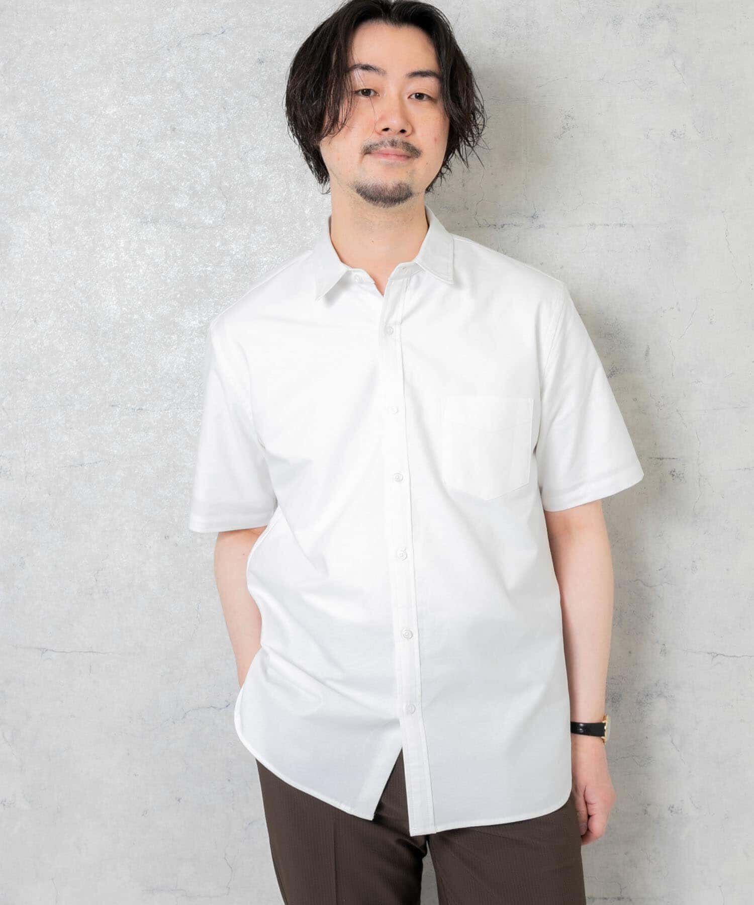 URBAN RESEARCH ROSSO「『抗菌/消臭』『XXLサイズあり』ハイパフォーマンスオックス半袖シャツ」|シャツ・ブラウス|