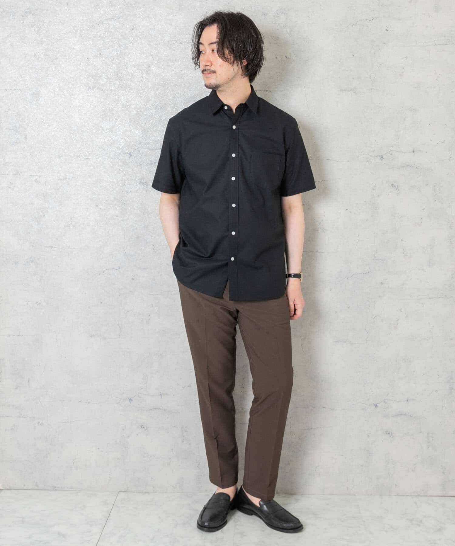 URBAN RESEARCH ROSSO「『抗菌/消臭』『XXLサイズあり』ハイパフォーマンスオックス半袖シャツ」|シャツ・ブラウス|