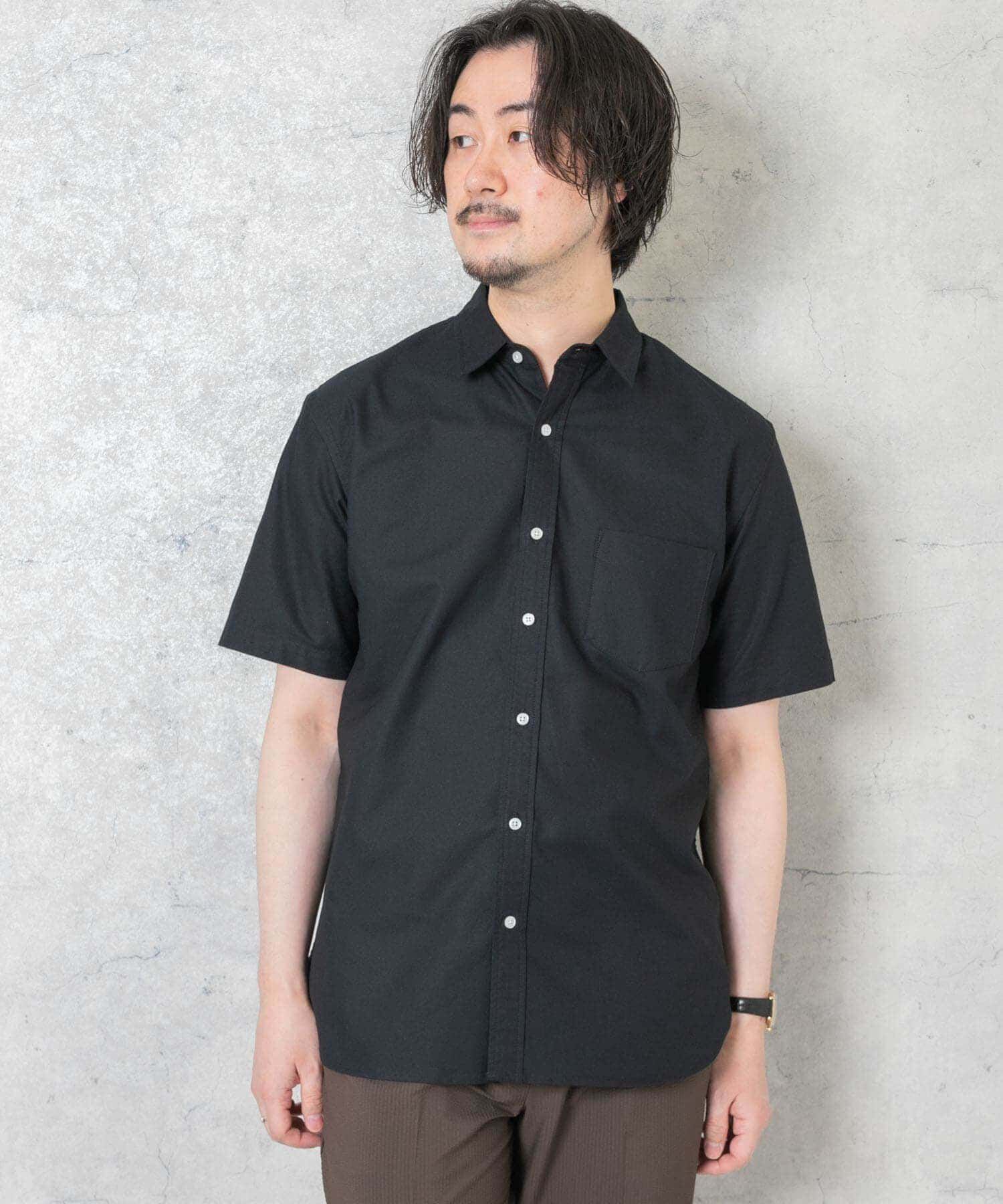 URBAN RESEARCH ROSSO「『抗菌/消臭』『XXLサイズあり』ハイパフォーマンスオックス半袖シャツ」|シャツ・ブラウス|