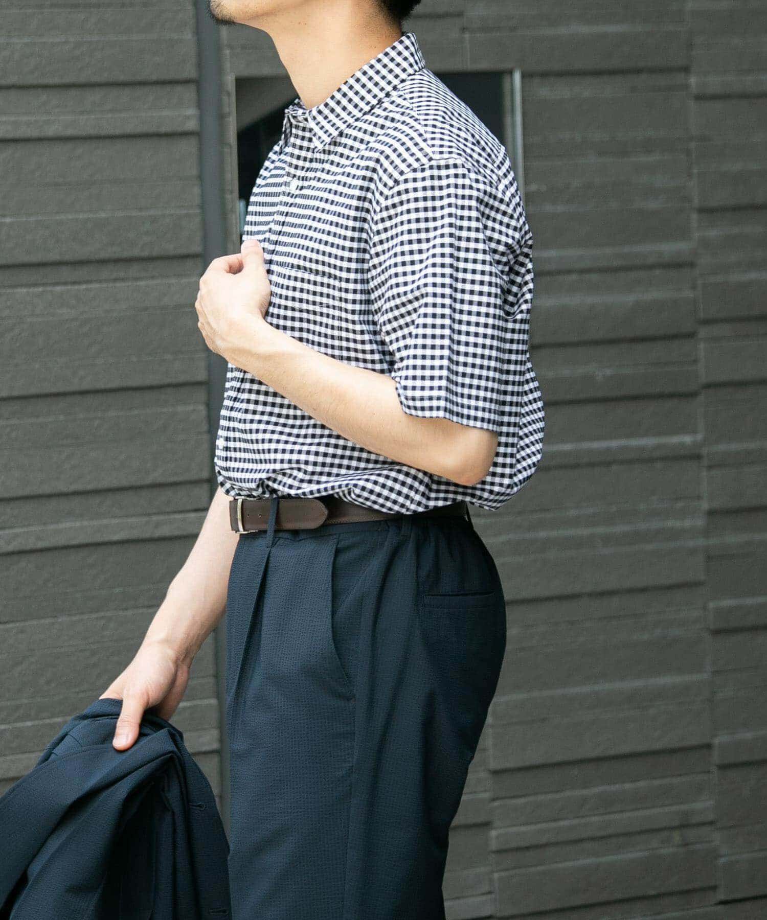 URBAN RESEARCH ROSSO「『抗菌/消臭』『XXLサイズあり』ハイパフォーマンスオックス半袖シャツ」|シャツ・ブラウス|