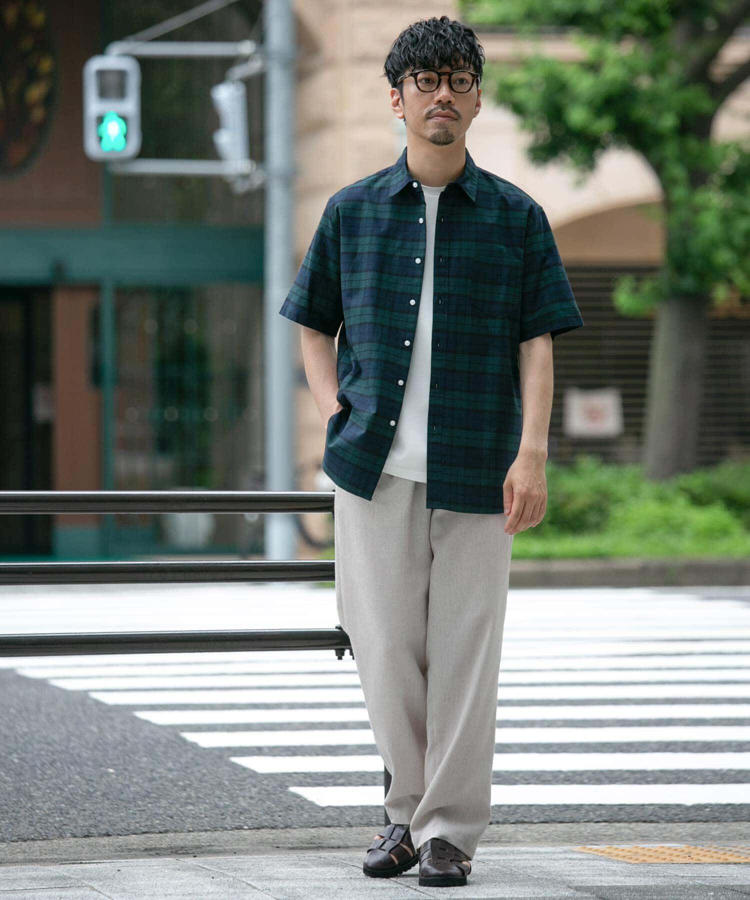 URBAN RESEARCH ROSSO「『抗菌/消臭』『XXLサイズあり』ハイパフォーマンスオックス半袖シャツ」|シャツ・ブラウス|