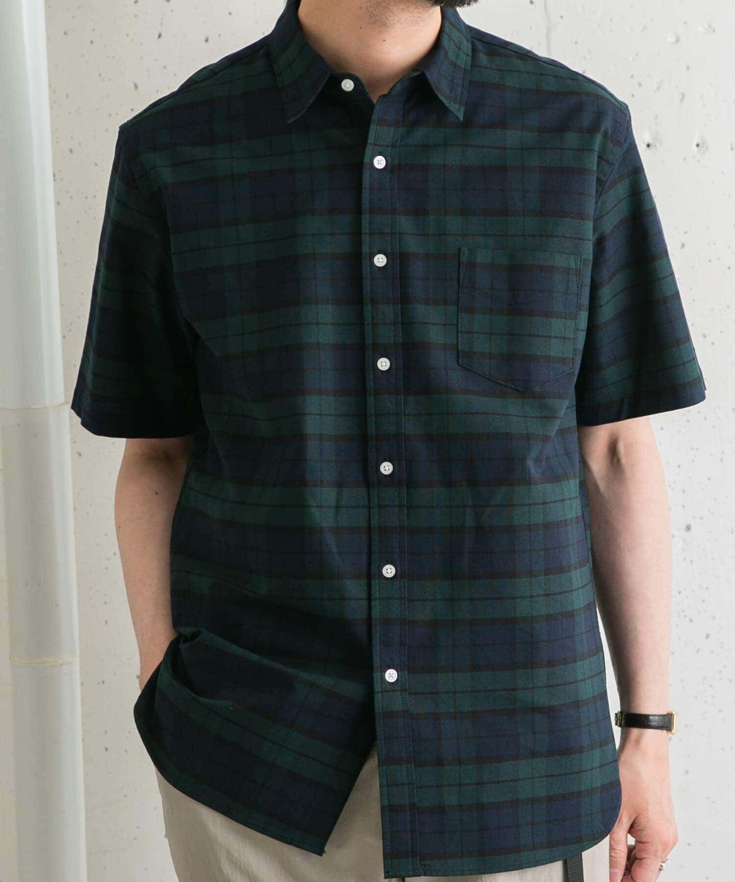 URBAN RESEARCH ROSSO「『抗菌/消臭』『XXLサイズあり』ハイパフォーマンスオックス半袖シャツ」|シャツ・ブラウス|