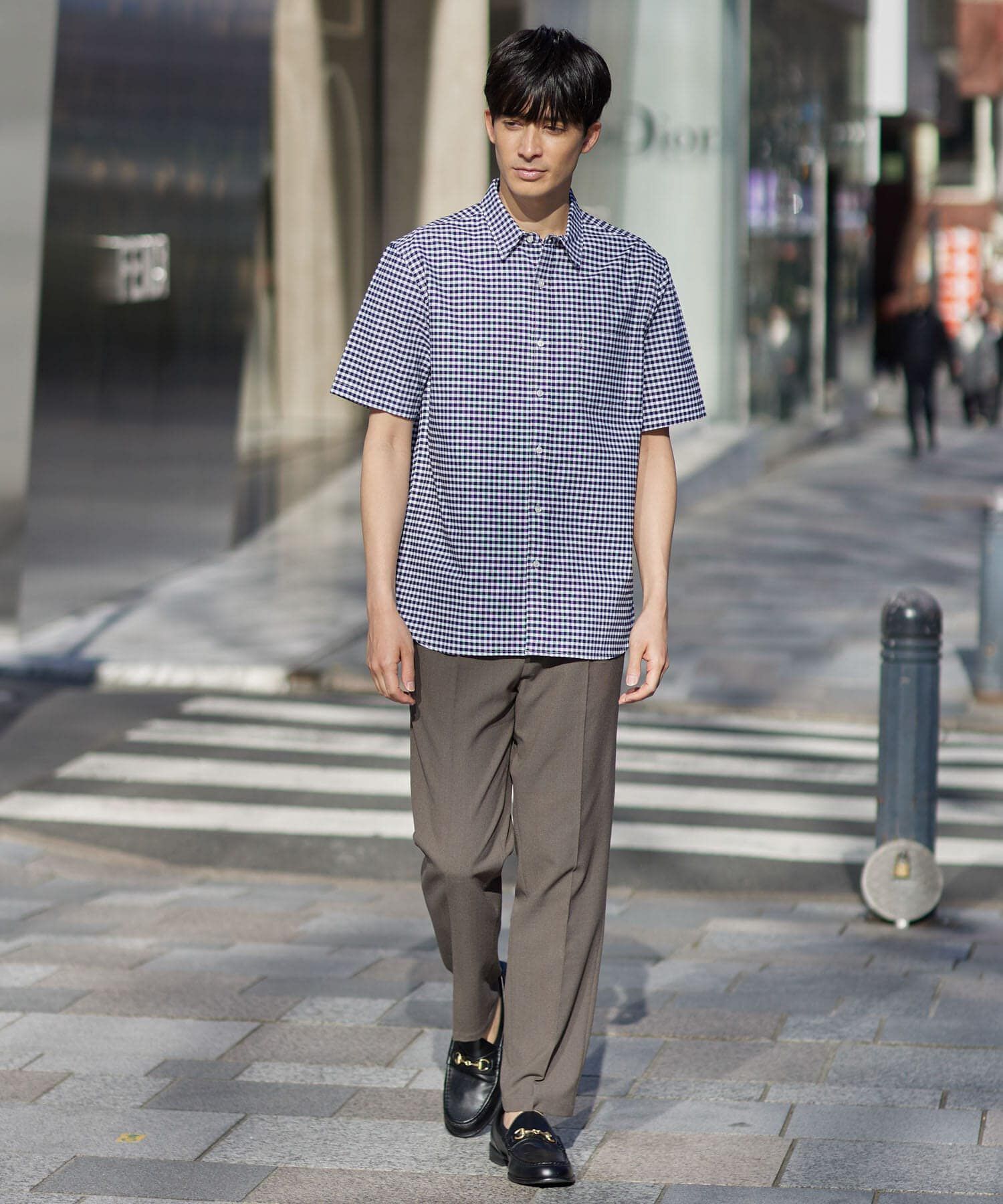 URBAN RESEARCH ROSSO「『抗菌/消臭』『XXLサイズあり』ハイパフォーマンスオックス半袖シャツ」|シャツ・ブラウス|