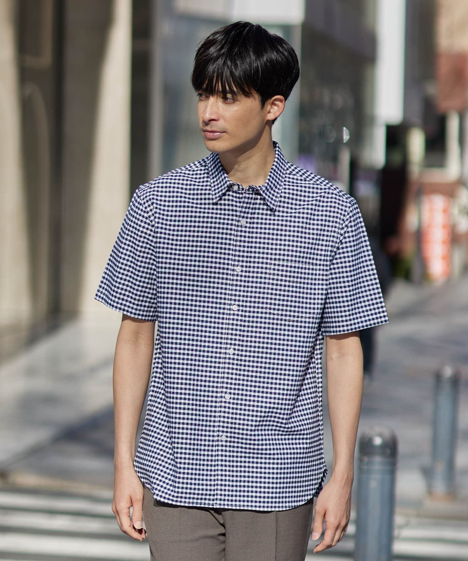 URBAN RESEARCH ROSSO「『抗菌/消臭』『XXLサイズあり』ハイパフォーマンスオックス半袖シャツ」|シャツ・ブラウス|