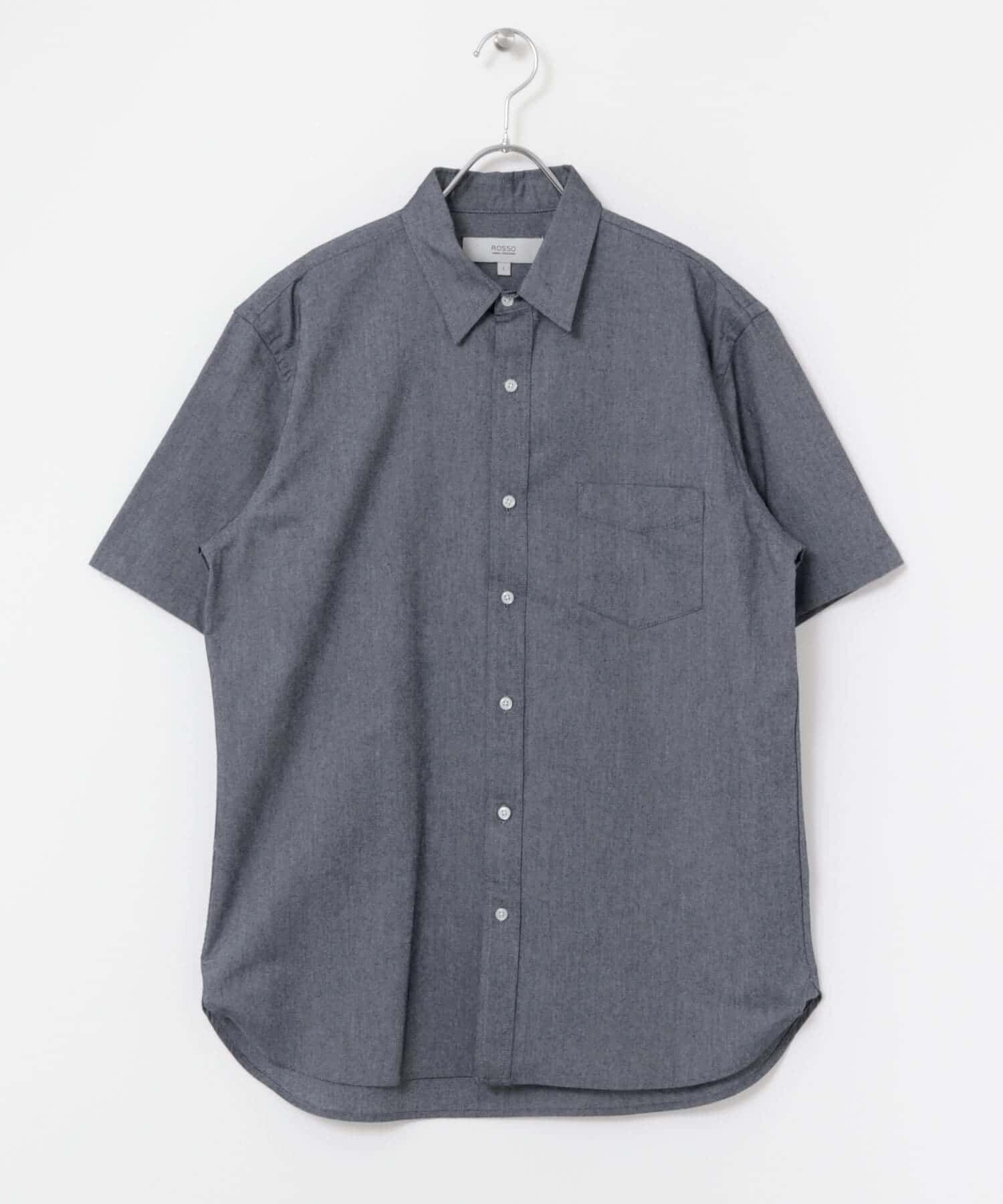 URBAN RESEARCH ROSSO「『抗菌/消臭』『XXLサイズあり』ハイパフォーマンスオックス半袖シャツ」|シャツ・ブラウス|