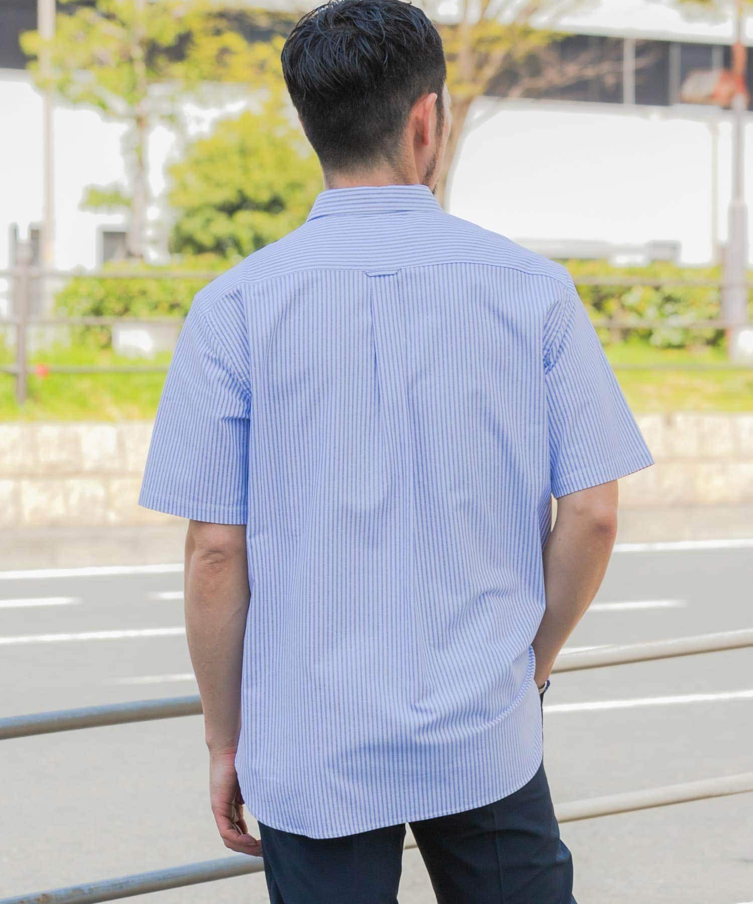 URBAN RESEARCH ROSSO「『抗菌/消臭』『XXLサイズあり』ハイパフォーマンスオックス半袖シャツ」|シャツ・ブラウス|