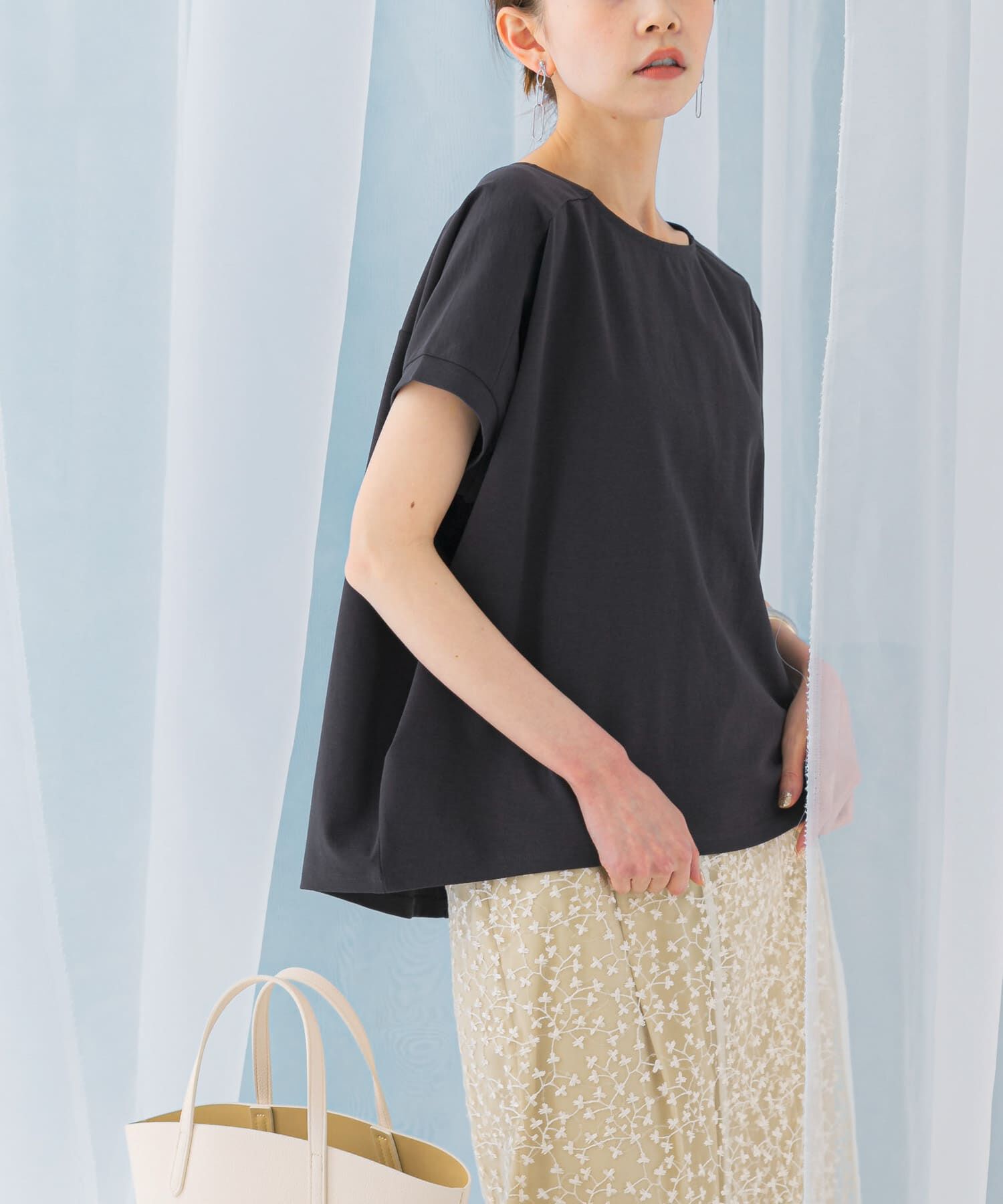 URBAN RESEARCH ROSSO「UVカットドルマンスリーブプルオーバー」|Tシャツ・カットソー|