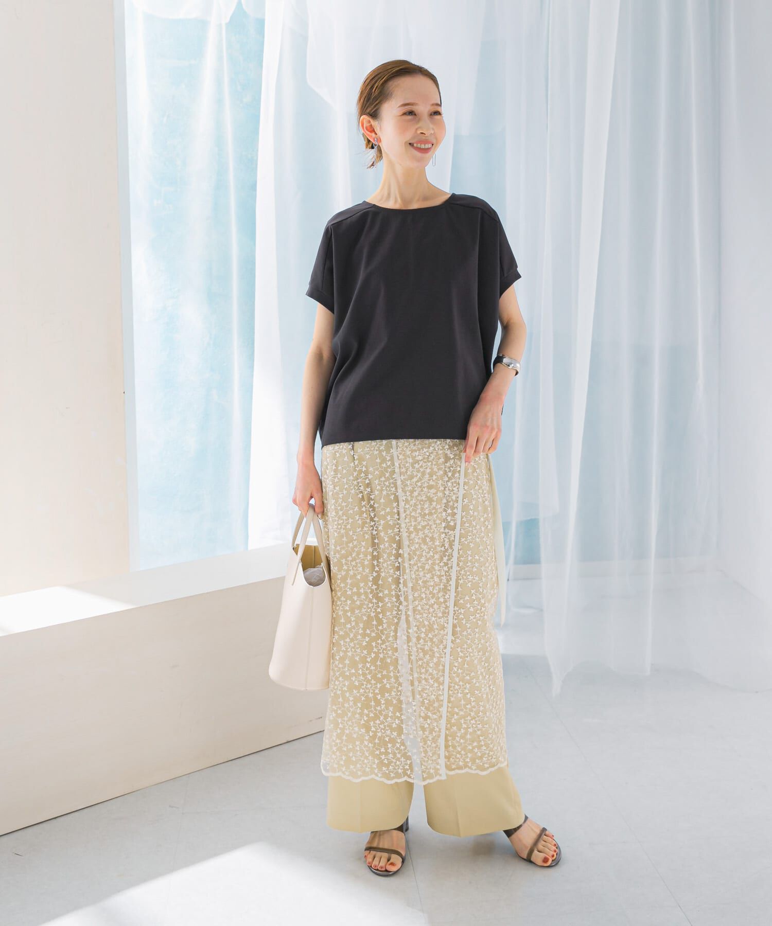 URBAN RESEARCH ROSSO「UVカットドルマンスリーブプルオーバー」|Tシャツ・カットソー|