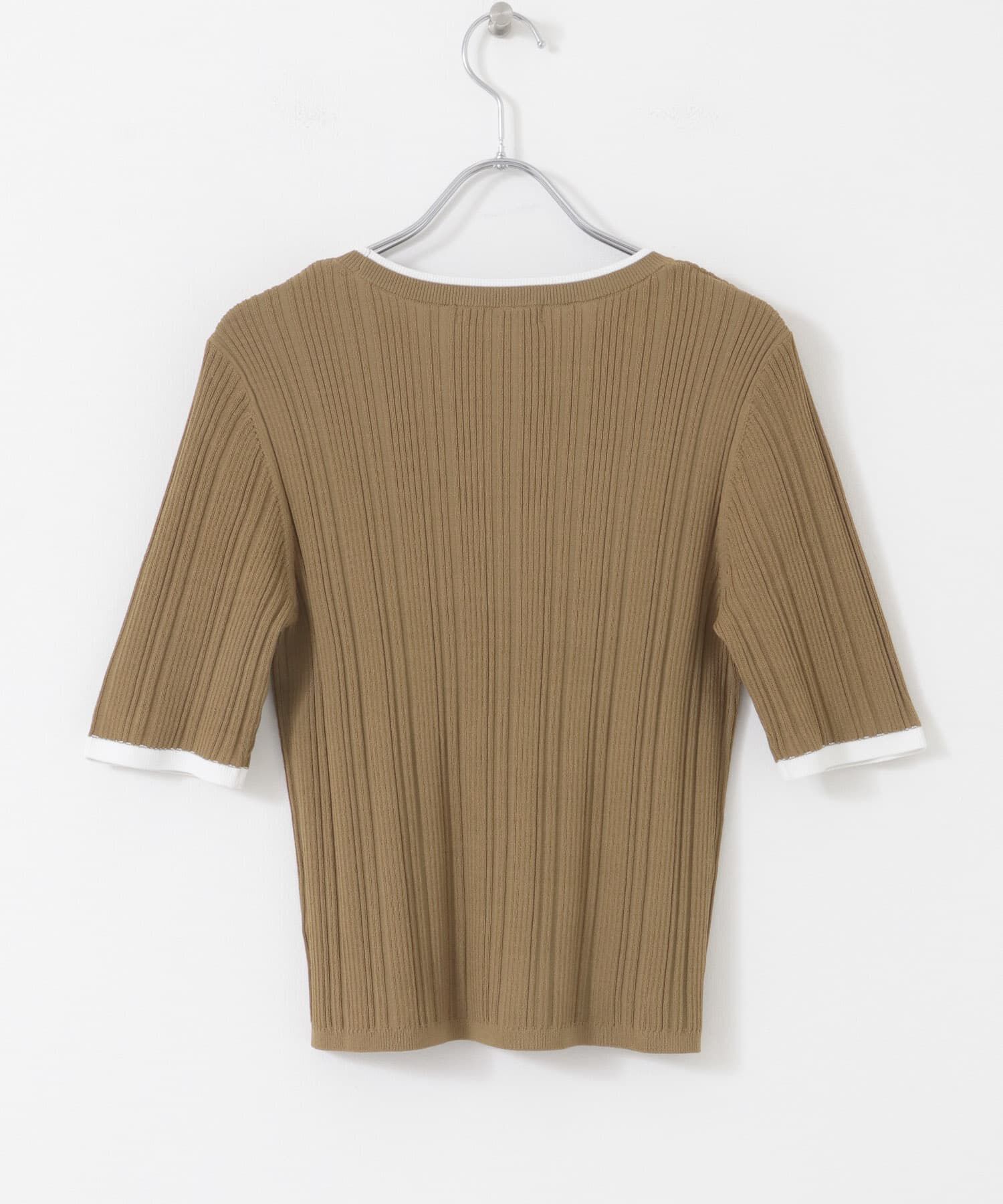 URBAN RESEARCH ROSSO「アンチピリングバイカラーリブニット」|ニット・セーター|